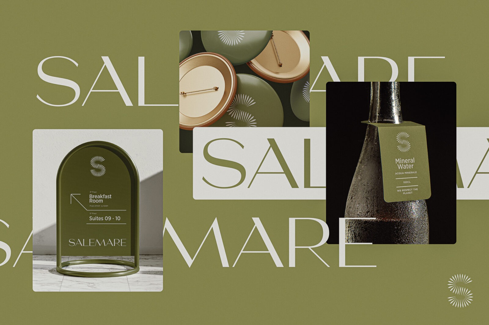 Salemare Suites Brand Design Creation by HUB87 Logo & Creative Studio