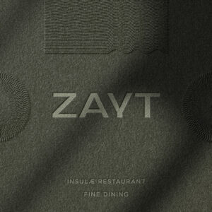 ZAYT Fine Dining Restaurant Brand Identity by HUB87 HUB87 Logo & Creative Studio