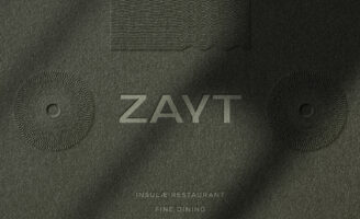 ZAYT Fine Dining Restaurant Brand Identity by HUB87 HUB87 Logo & Creative Studio