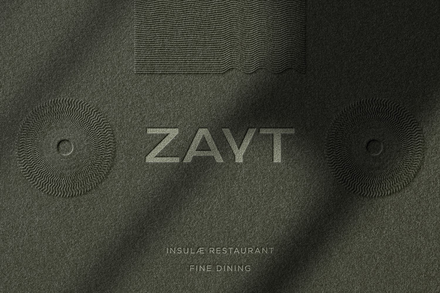 ZAYT Fine Dining Restaurant Brand Identity by HUB87 HUB87 Logo & Creative Studio