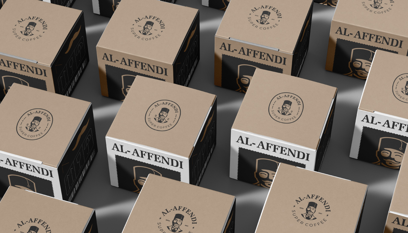 Al – Affendi Coffee Brand Identity by Islam Algebaly