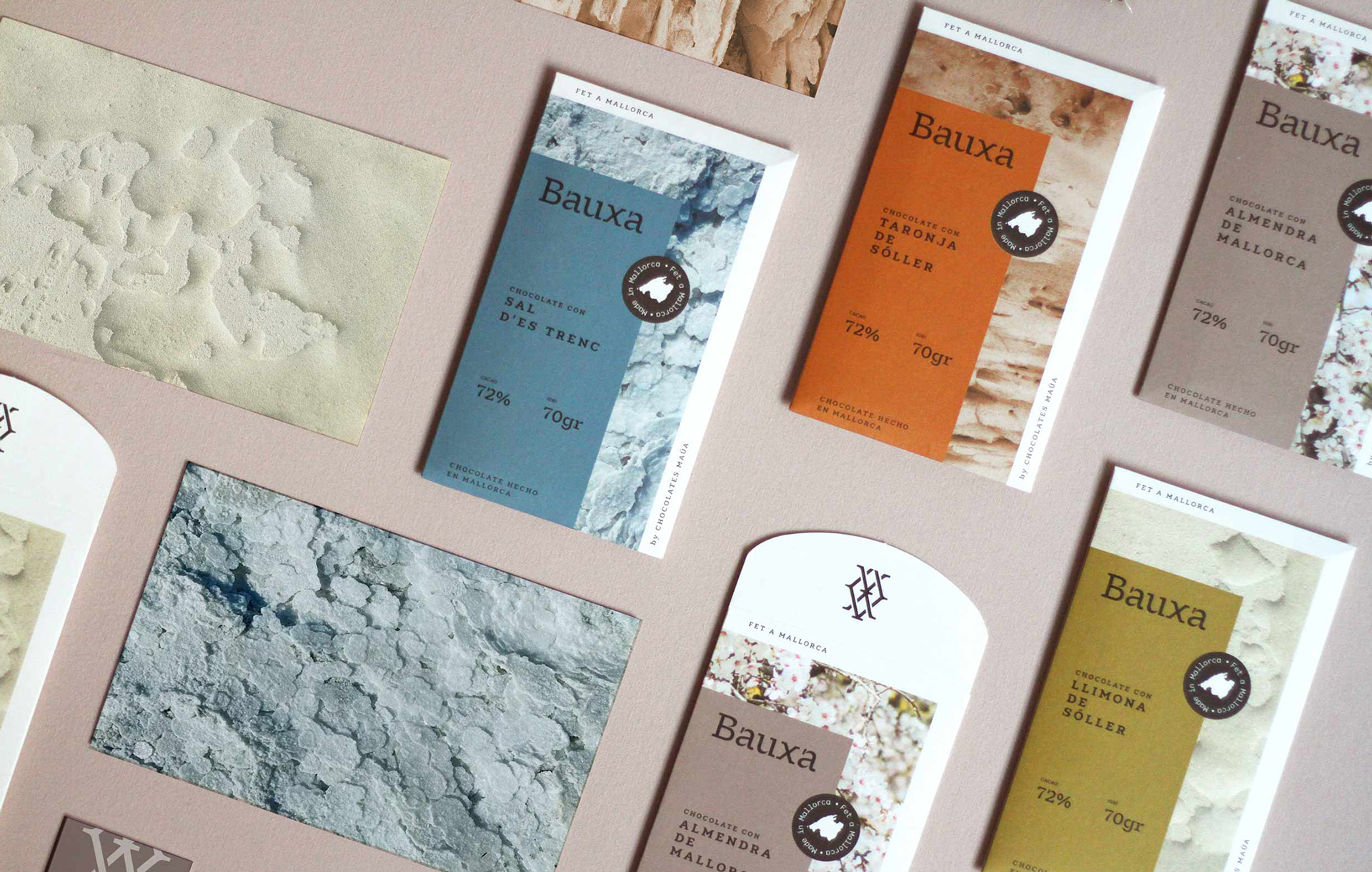 Bauxa: A New Line of Chocolate Bars from Mallorca by Barceló Estudio