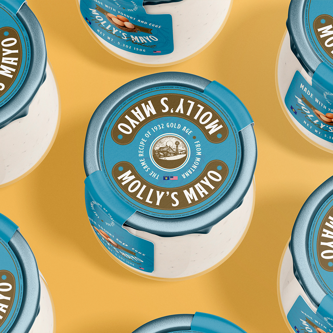 Schemes Design Co. Revamps Molly’s Mayo with Retro Packaging for Global Expansion