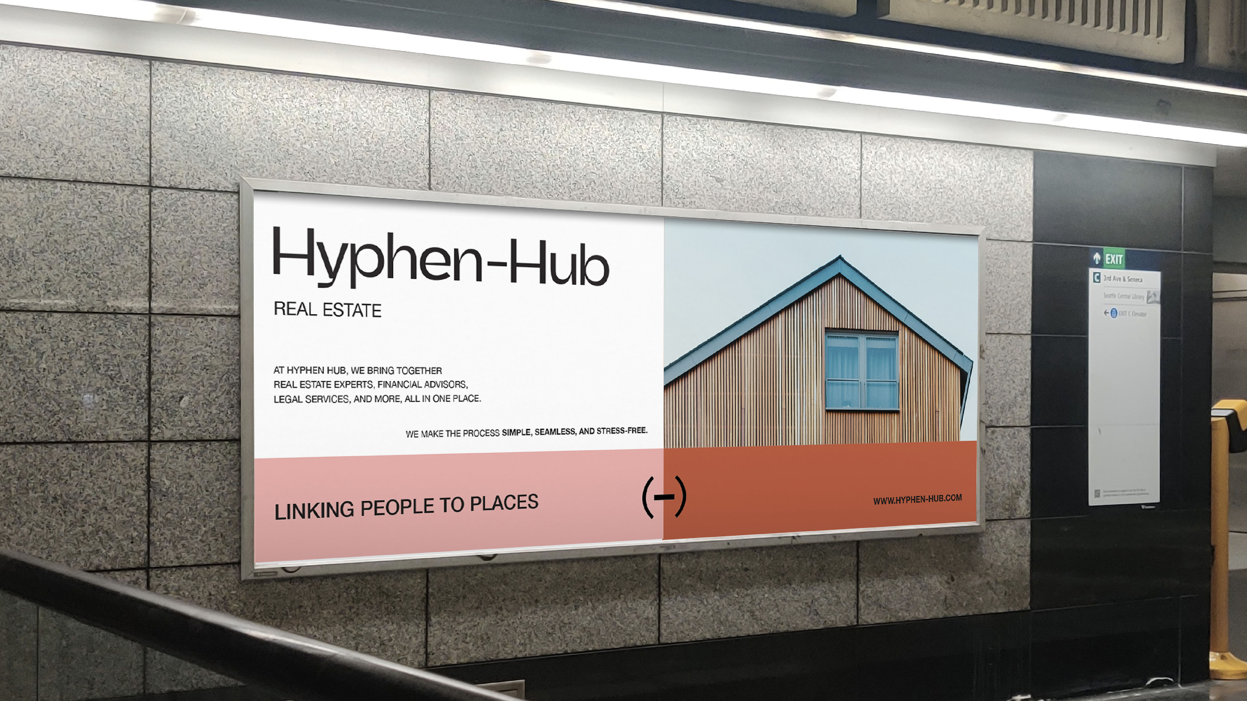 Hyphen: Hub Real Estate Agency Branding by Better than Sunday