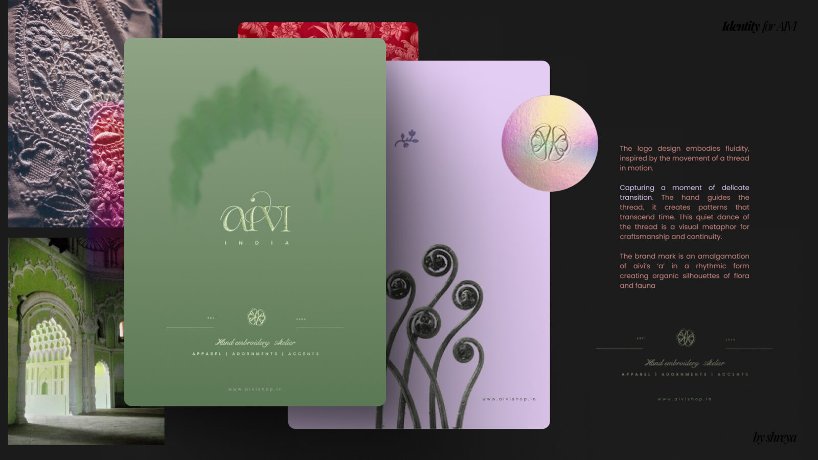 Shreya Singh Weaves Timeless Luxury and Nature in AIVI’s Visual Identity