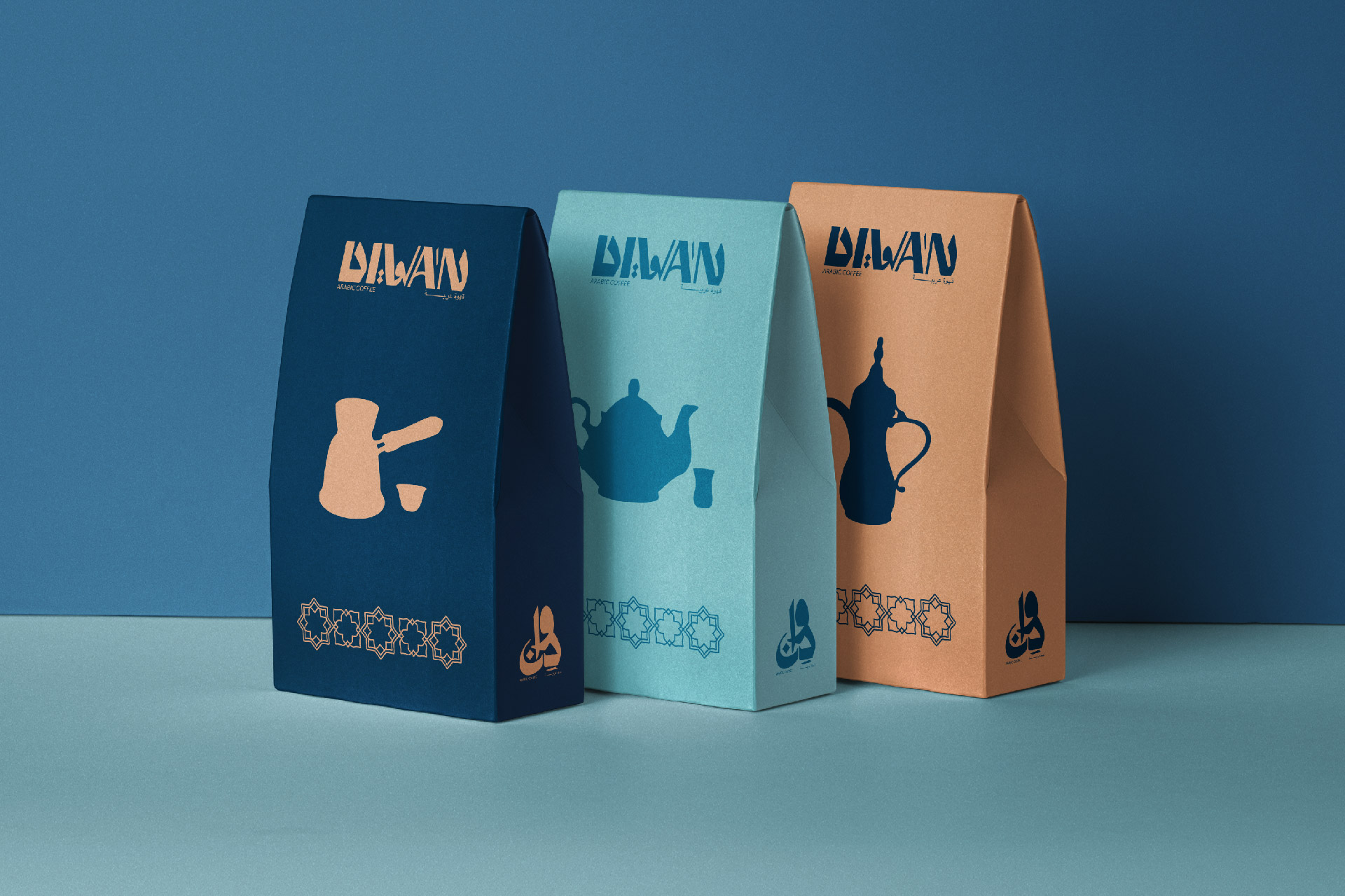 Diwan Cafe Branding and Packaging Design by Amjad Battal