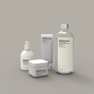 Fear of God Skincare Line Minimalist Packaging Design by Student Xiaoye Gong’s