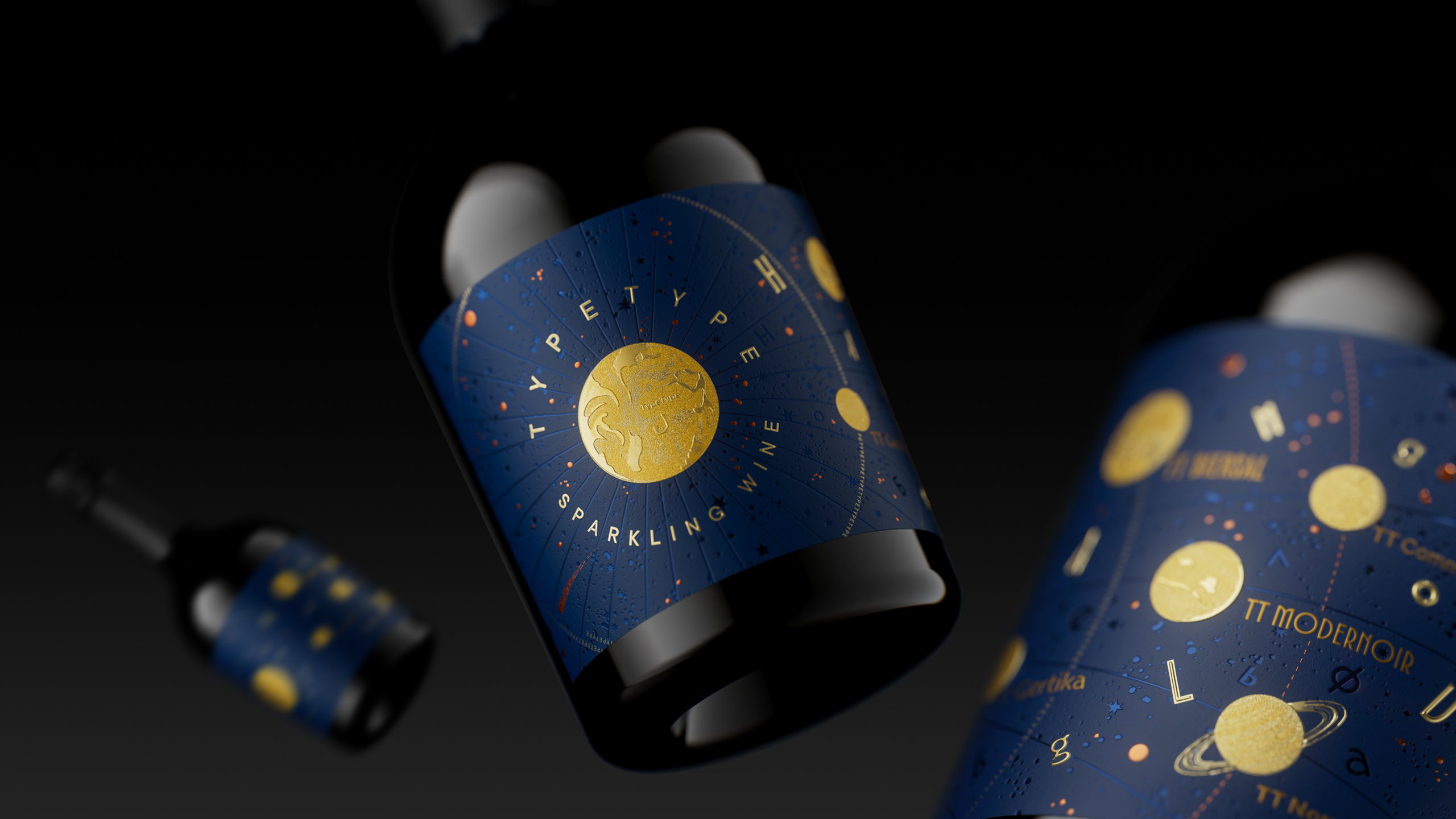 PinotAgency and TypeType Unite to Create a Typographic Galaxy for Wine Branding