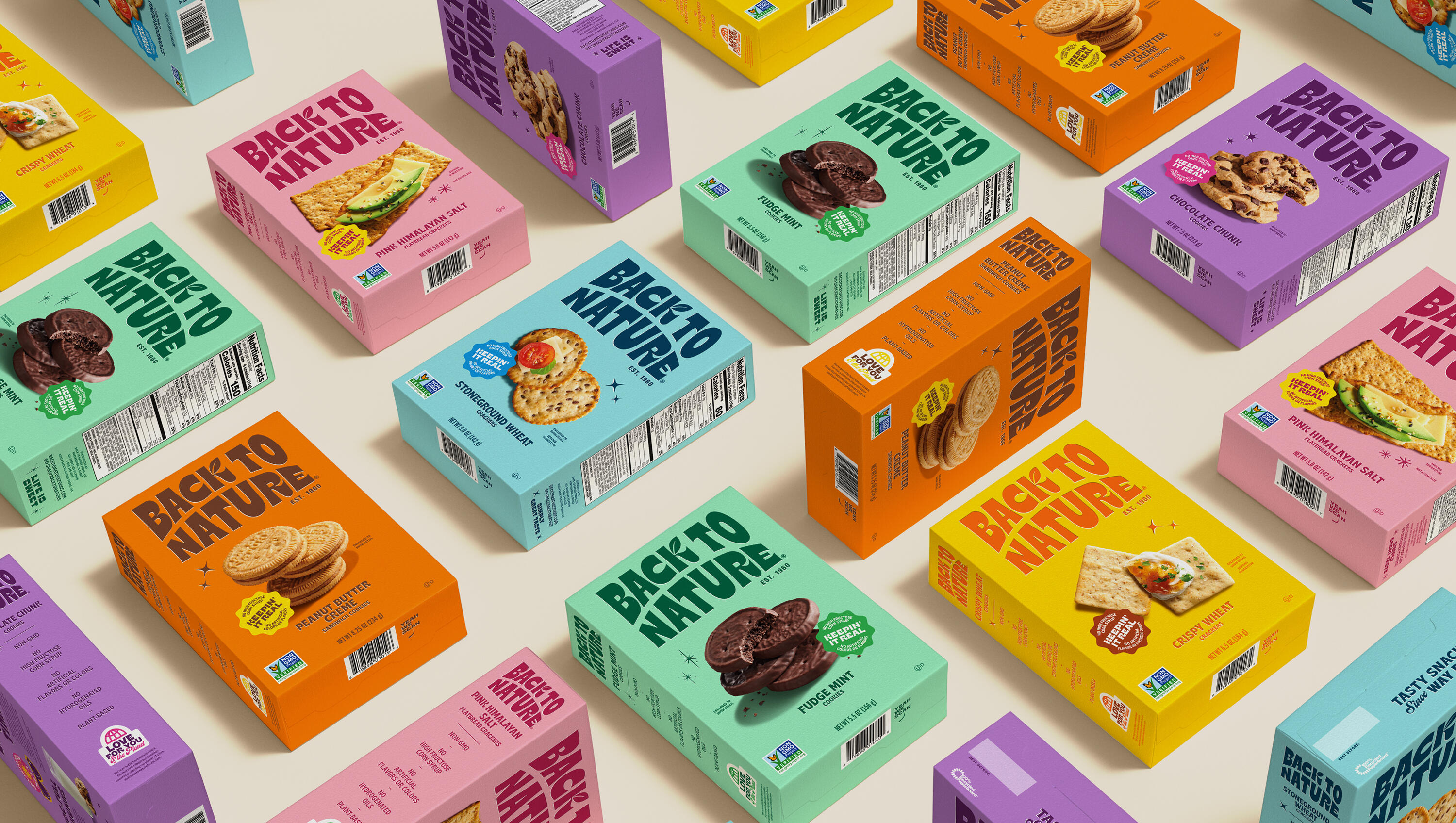 Love Unveils Vibrant Rebrand for American Snack Brand Back to Nature