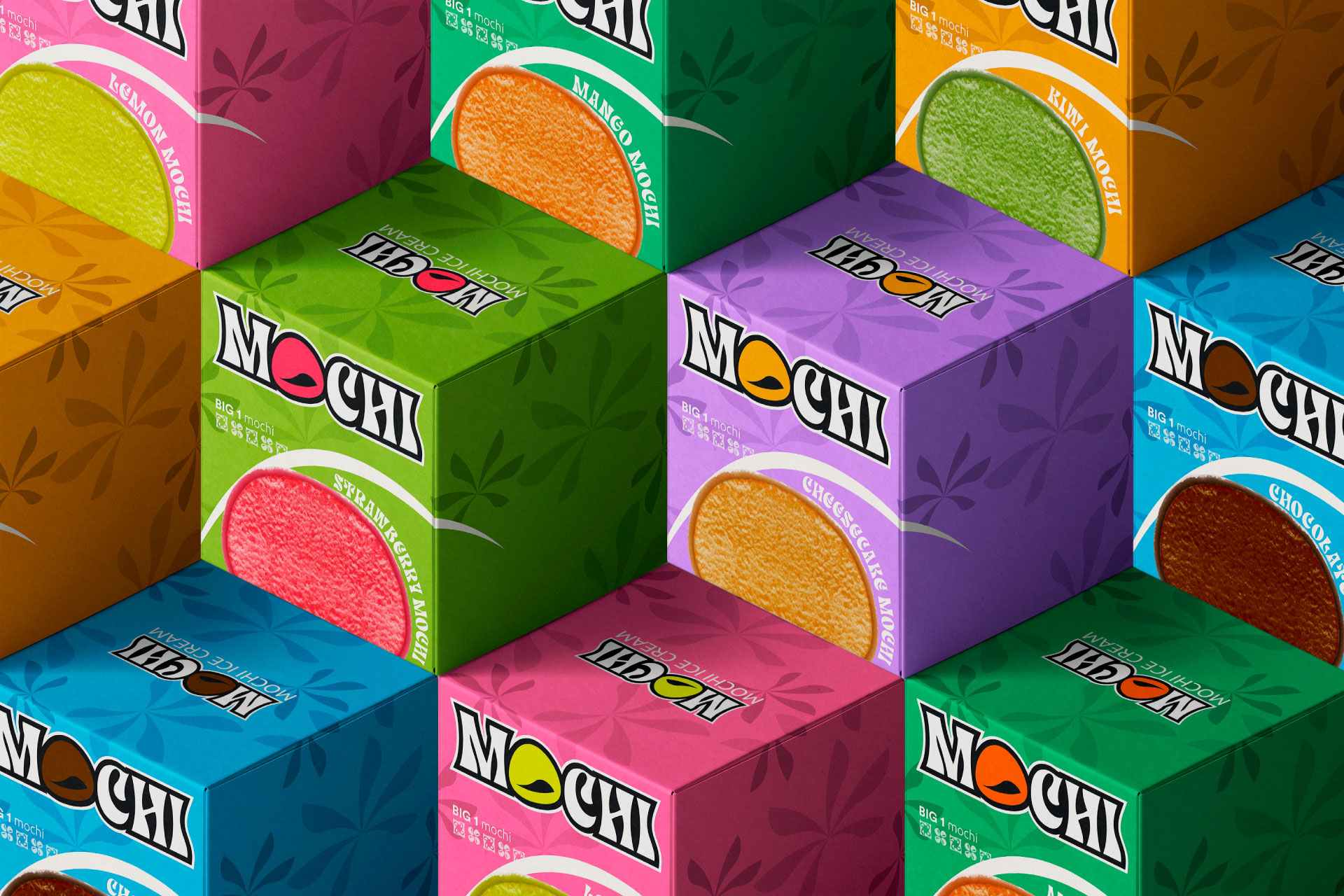 Mochi Branding and Packaging by Amjad Battal