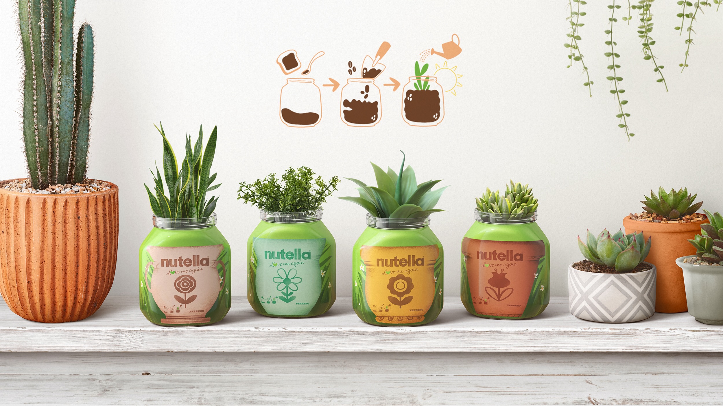 Arc’s Gives Nutella Jars a Second Life with Limited Edition Love Me Again Upcycling Design