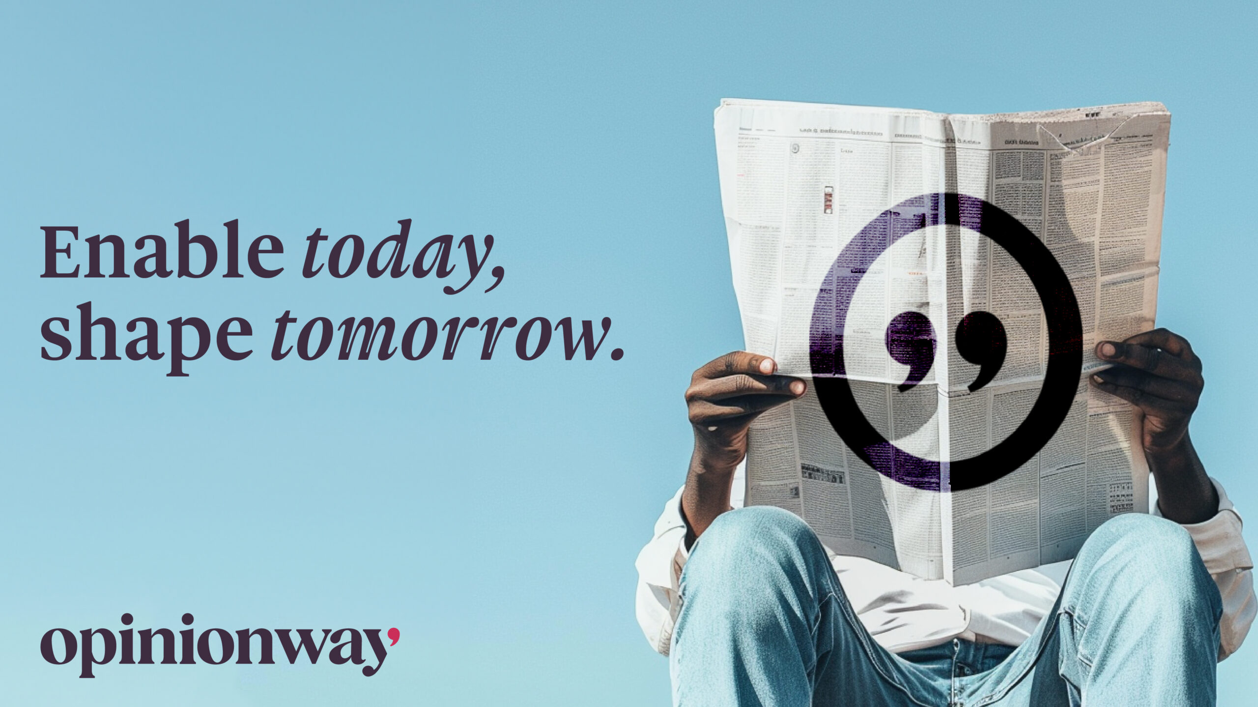 OpinionWay Asserts its Ambitions With a Bold New Brand Identity Designed by Lonsdale