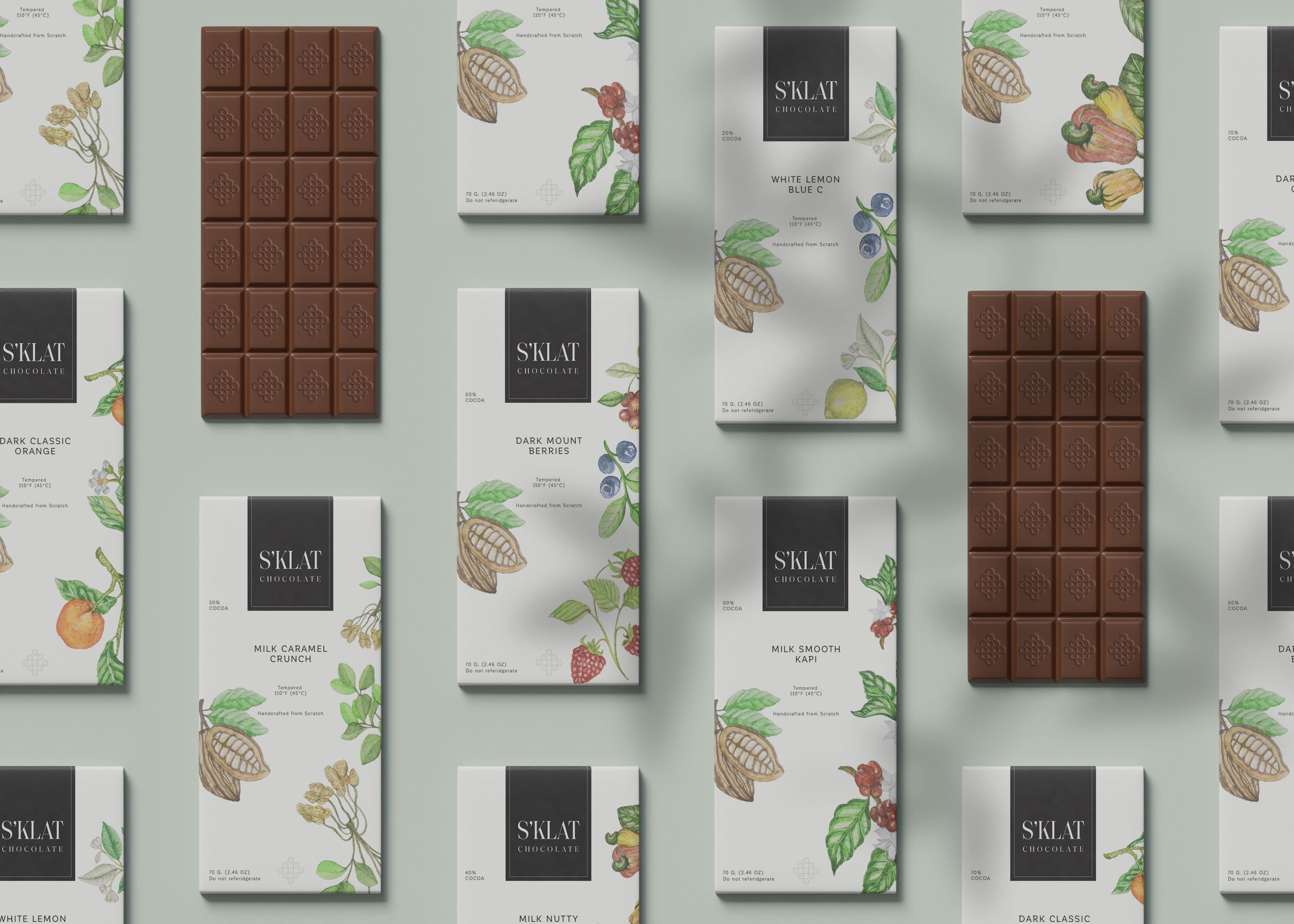 S’KLAT Chocolate Packaging Design by Polaris Designs