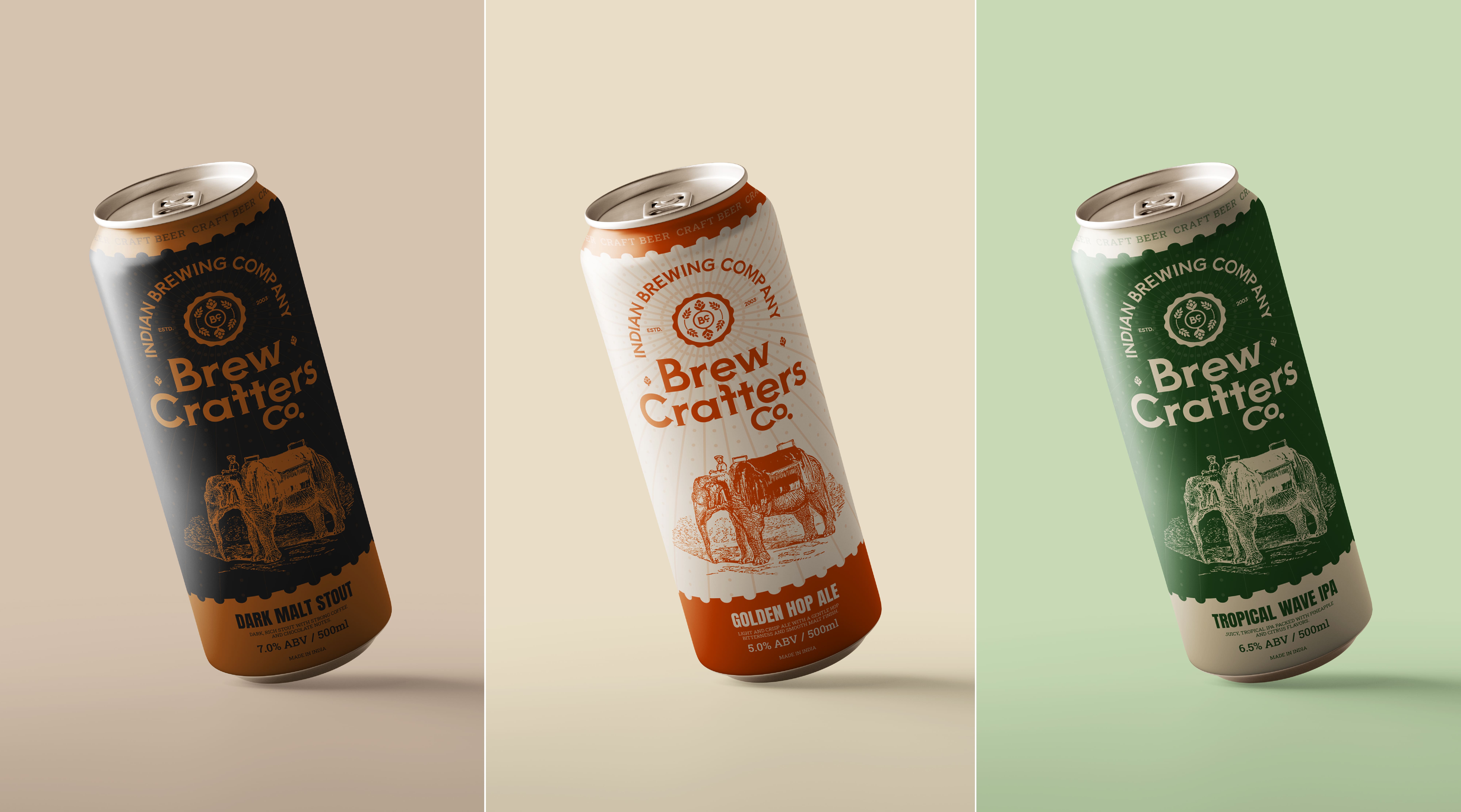 Adroithive Captures Indian Heritage in Brew Crafters Co.’s Beer Identity