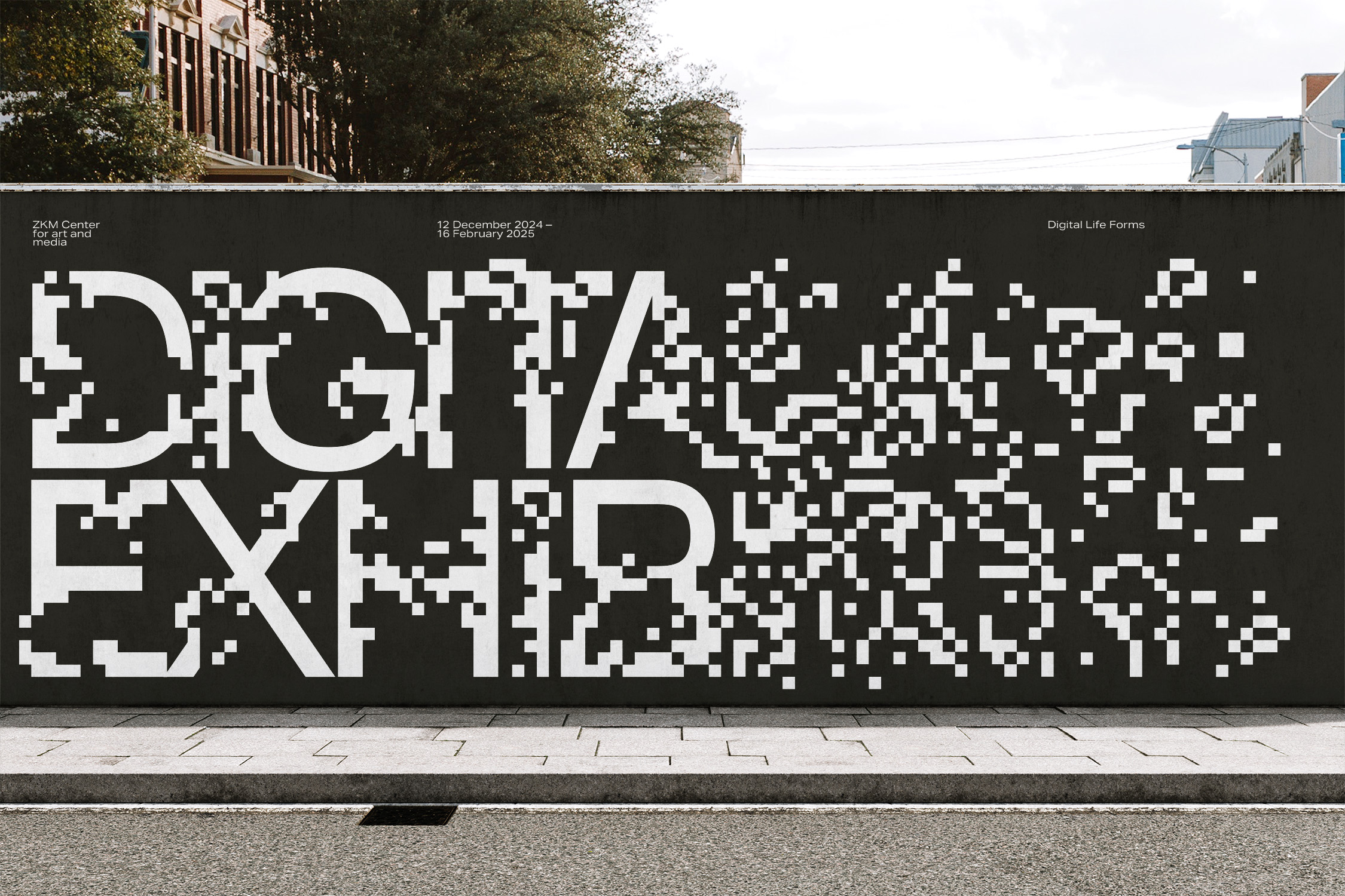 Typeface-based Visual Identity for a Digital Art Exhibition Inspired by John Conway’s “Game of Life”