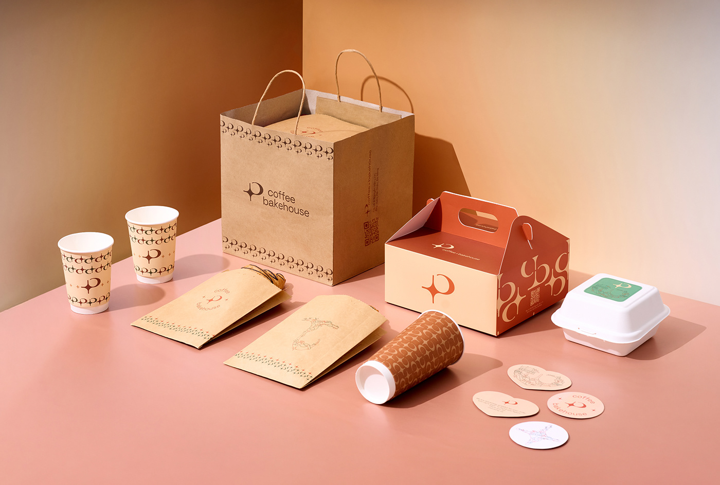 Rebranding Campaign for P Coffee & Bakehouse by Rymee Creative