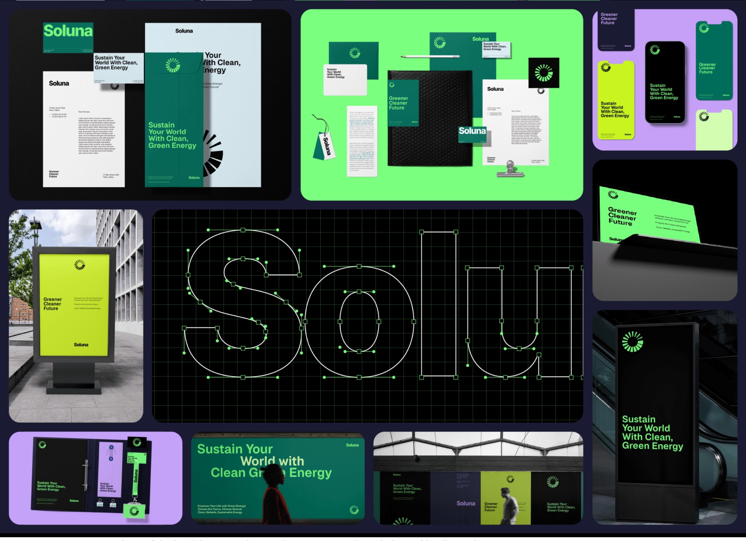 Soluna Brand Identity by Akinbinu Akintayo