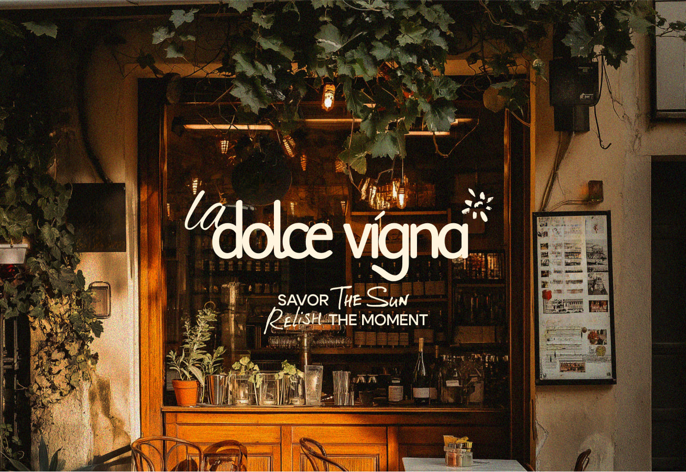 La Dolce Vigna: Brand Identity for a Sicilian Bar by Daria Shefer