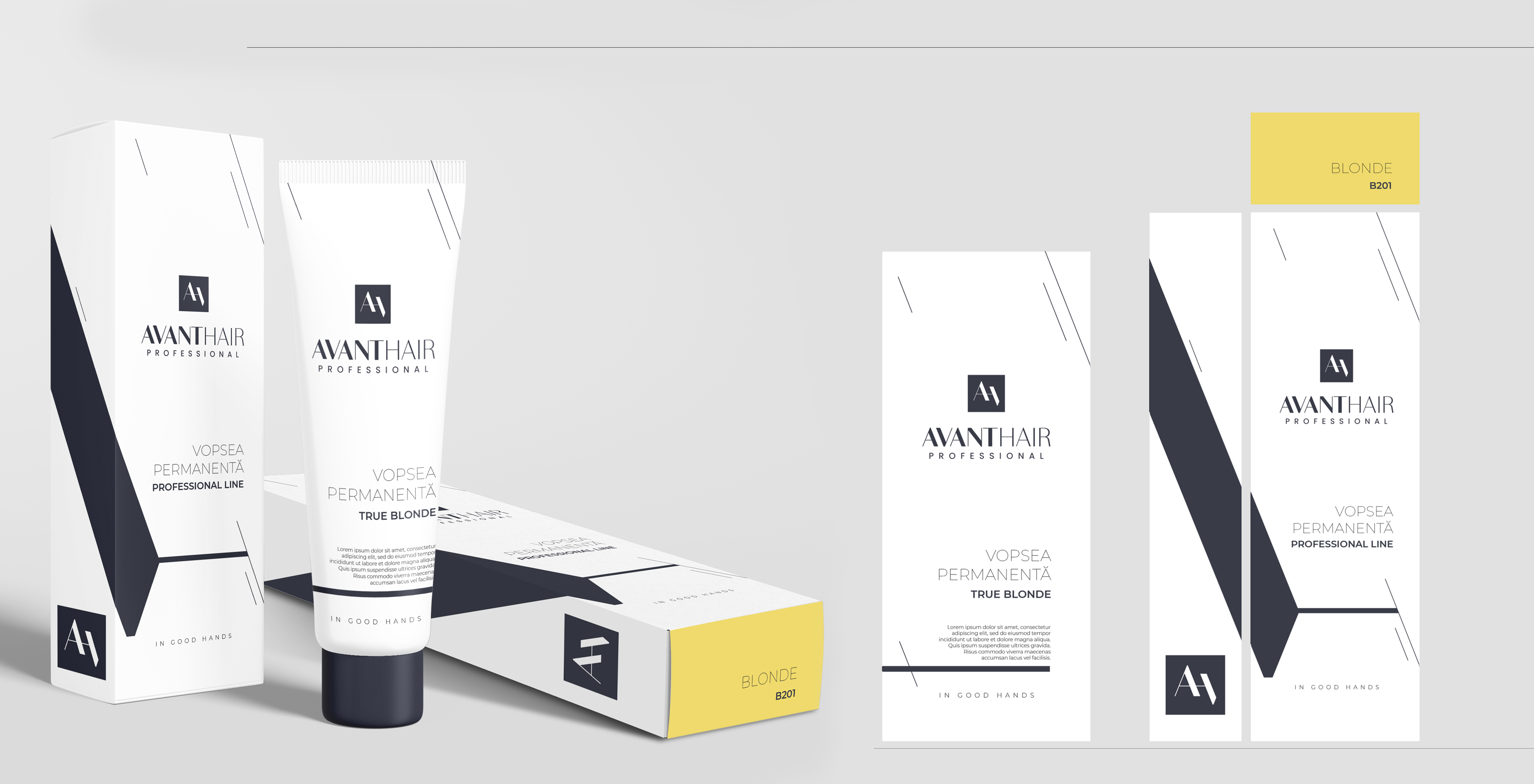 AvantHair Branding by Armeanu Creative Studio