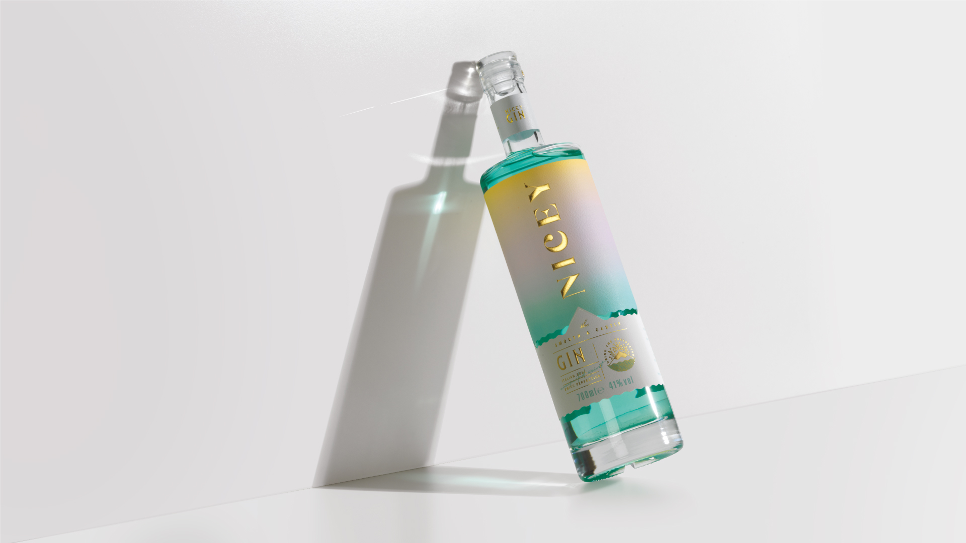 NEOM Brand Design Studio Elevates Nicey Gin with a Playful and Premium Identity