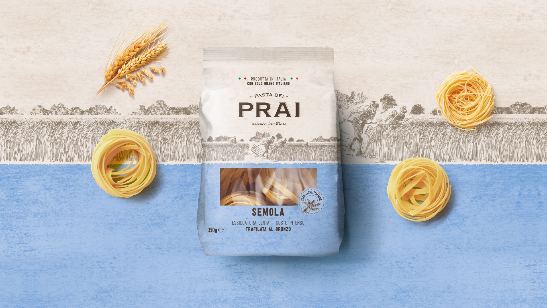 NEOM Brand Design Studio Elevates Pasta dei Prai with a Timeless Identity Rooted in Italian Heritage