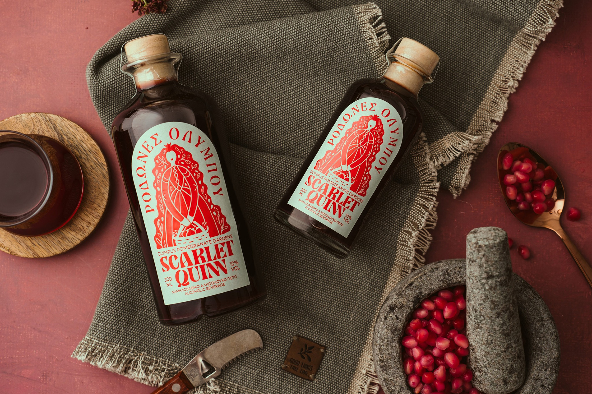 Studio Dolphins Elevates Scarlet Quinn with a Folk-Inspired Packaging Design