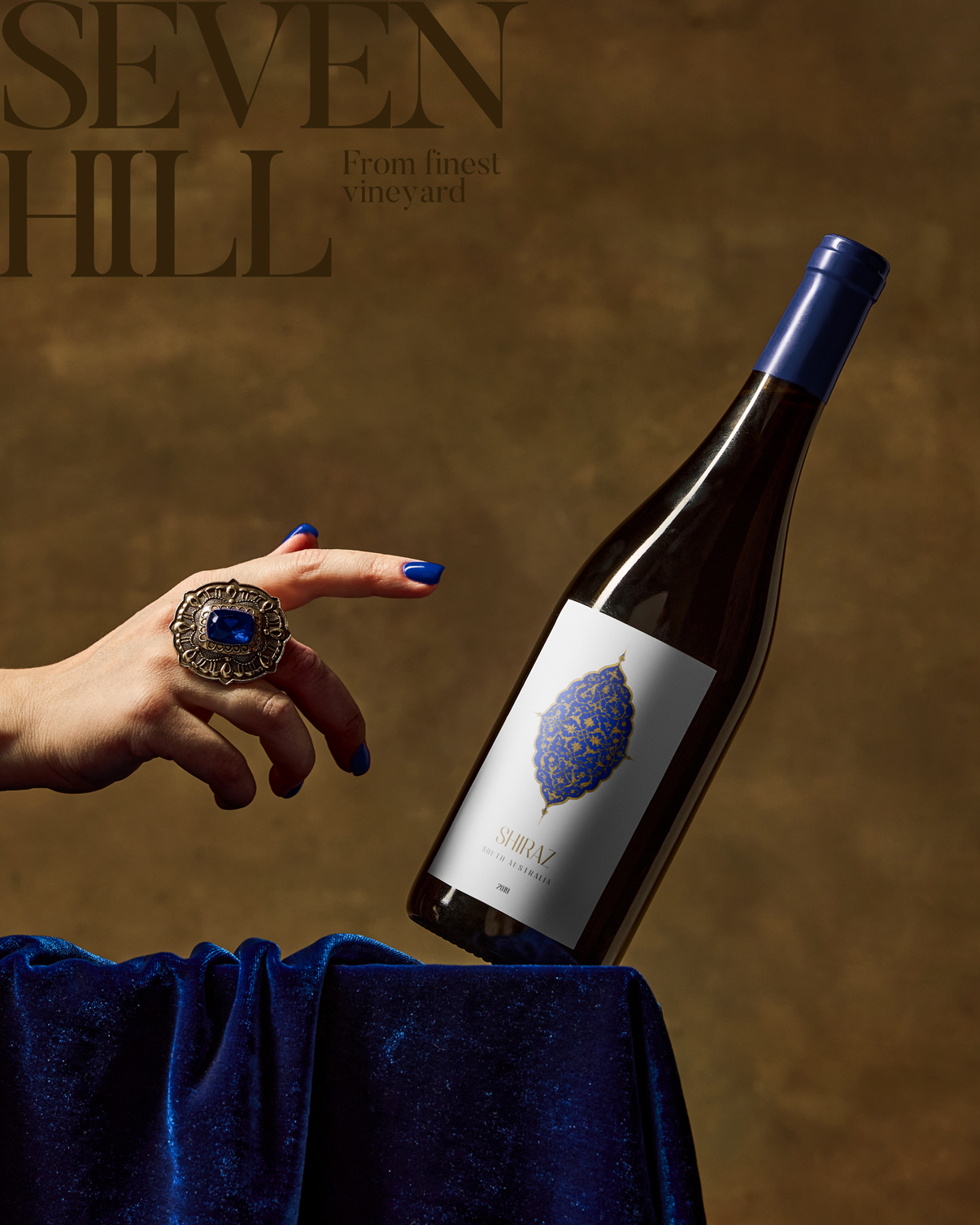 Ali Rahmani Designs a Shiraz Wine Label That Honors Persian Heritage