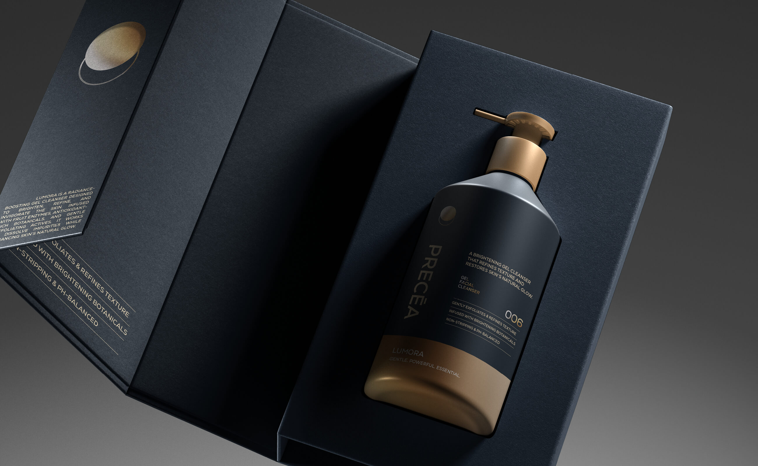 Precēa Skincare Packaging and Brand Identity by Numinous Agency