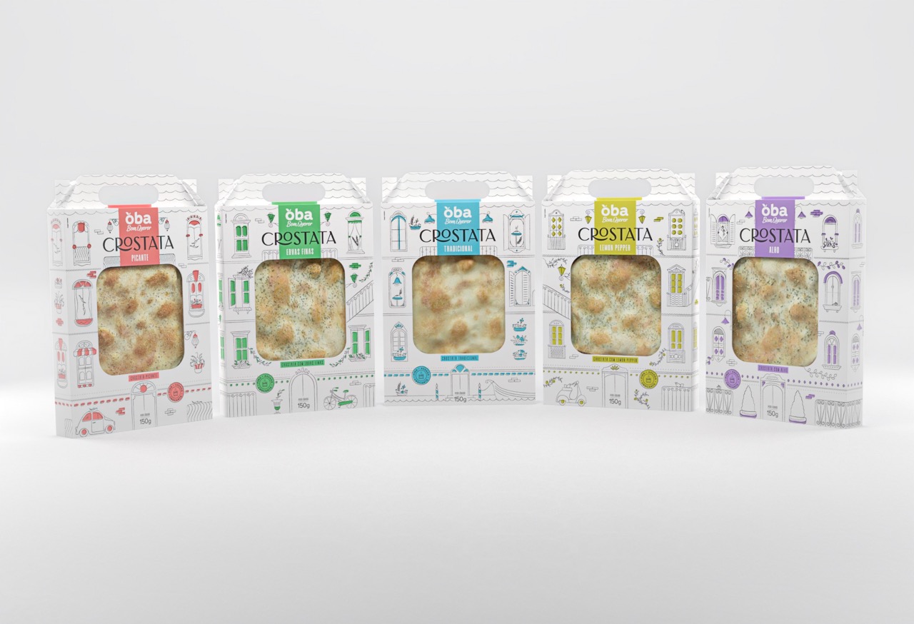 Melt Design Transforms Oba Flatbread Crackers Packaging with Italian-Inspired Storytelling