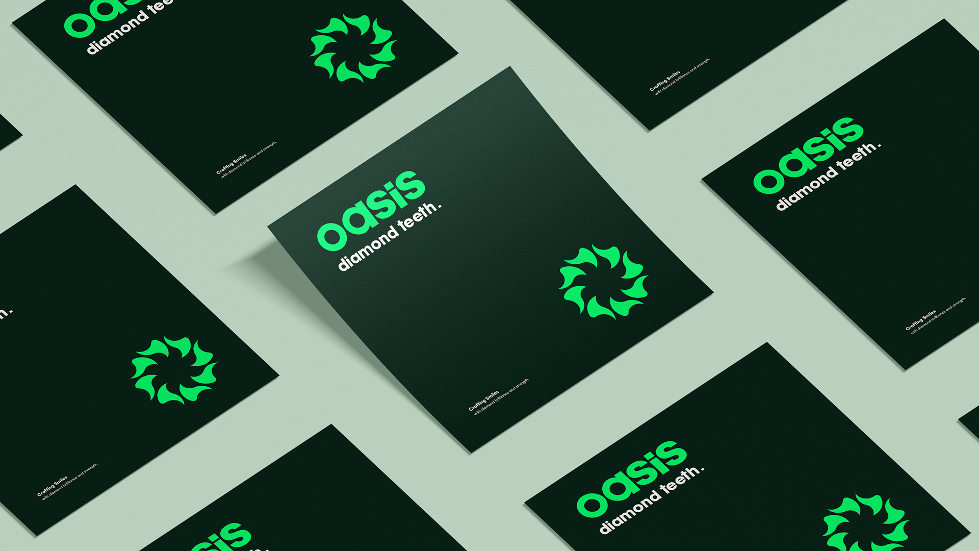 Brand Identity and Packaging for Oasis Dental Lab by Ahmed Ghazi