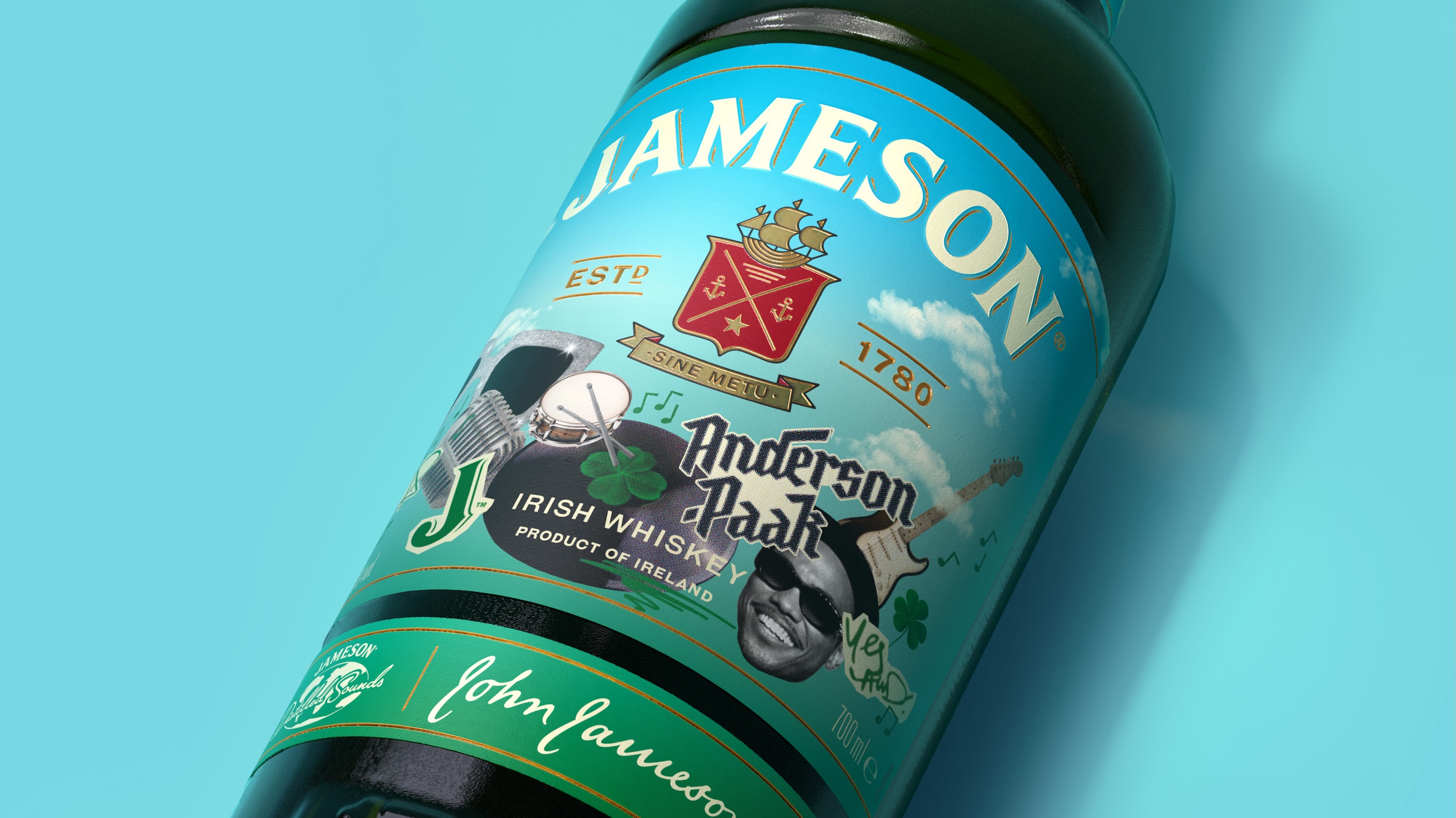 Jameson Launches Limited Edition Bottle for St. Patrick’s Day, Designed in Collaboration with Anderson .Paak