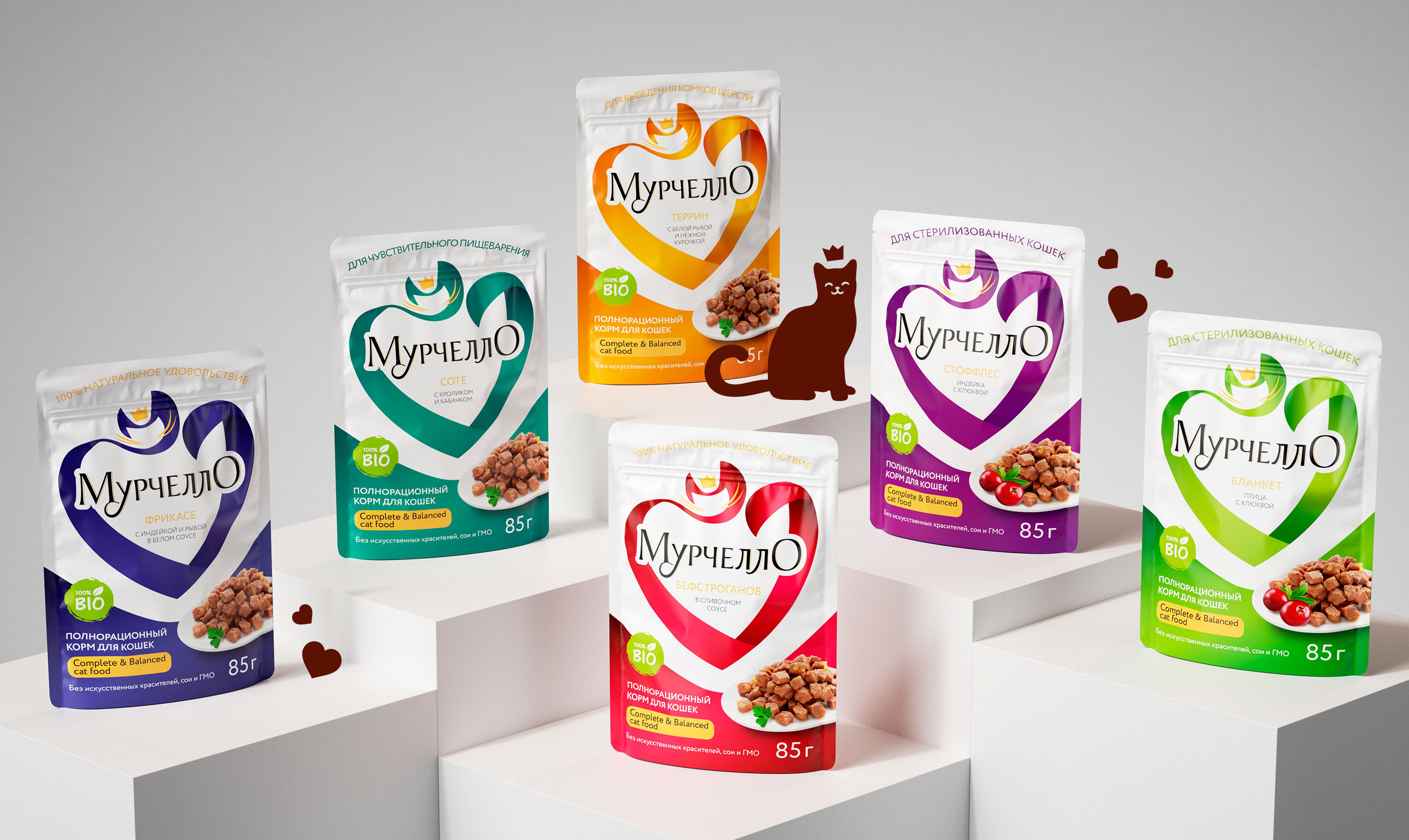 Murchello’s Premium Pet Food Line Gets a Sophisticated Redesign by Clever Branding