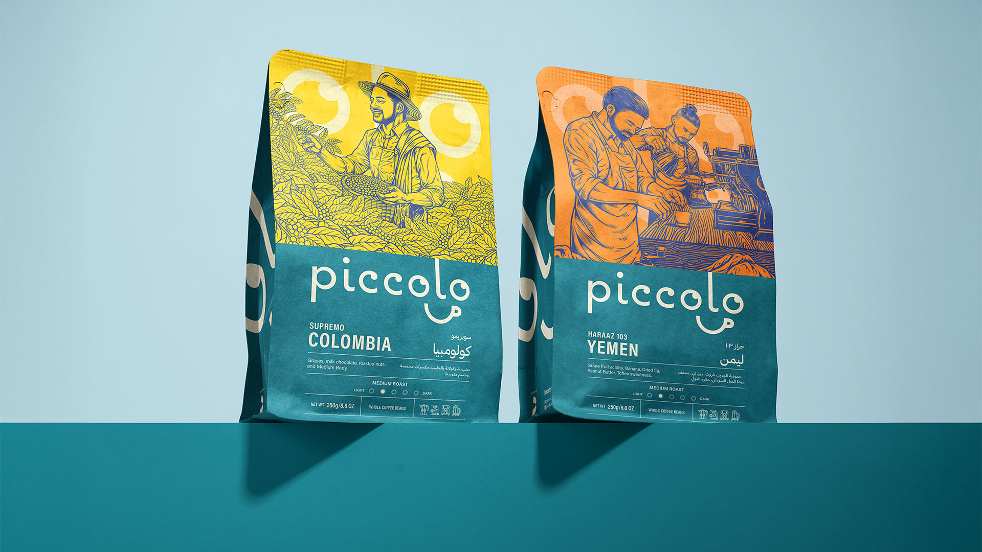 Story-Driven Packaging for Piccolo Coffee by Widarto Impact