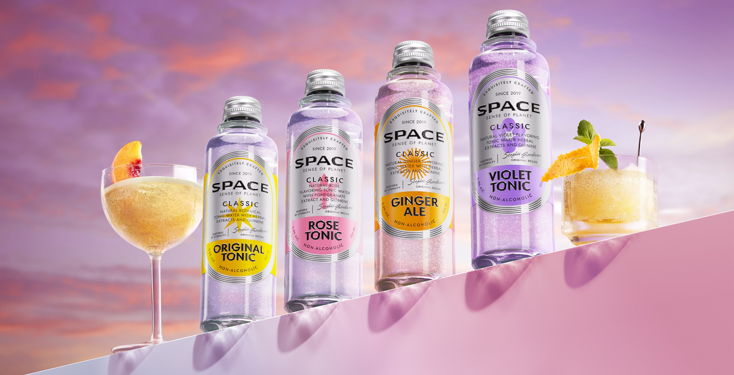 Flavors in Orbit: Space Drinks Reimagined Identity by Brandexpert