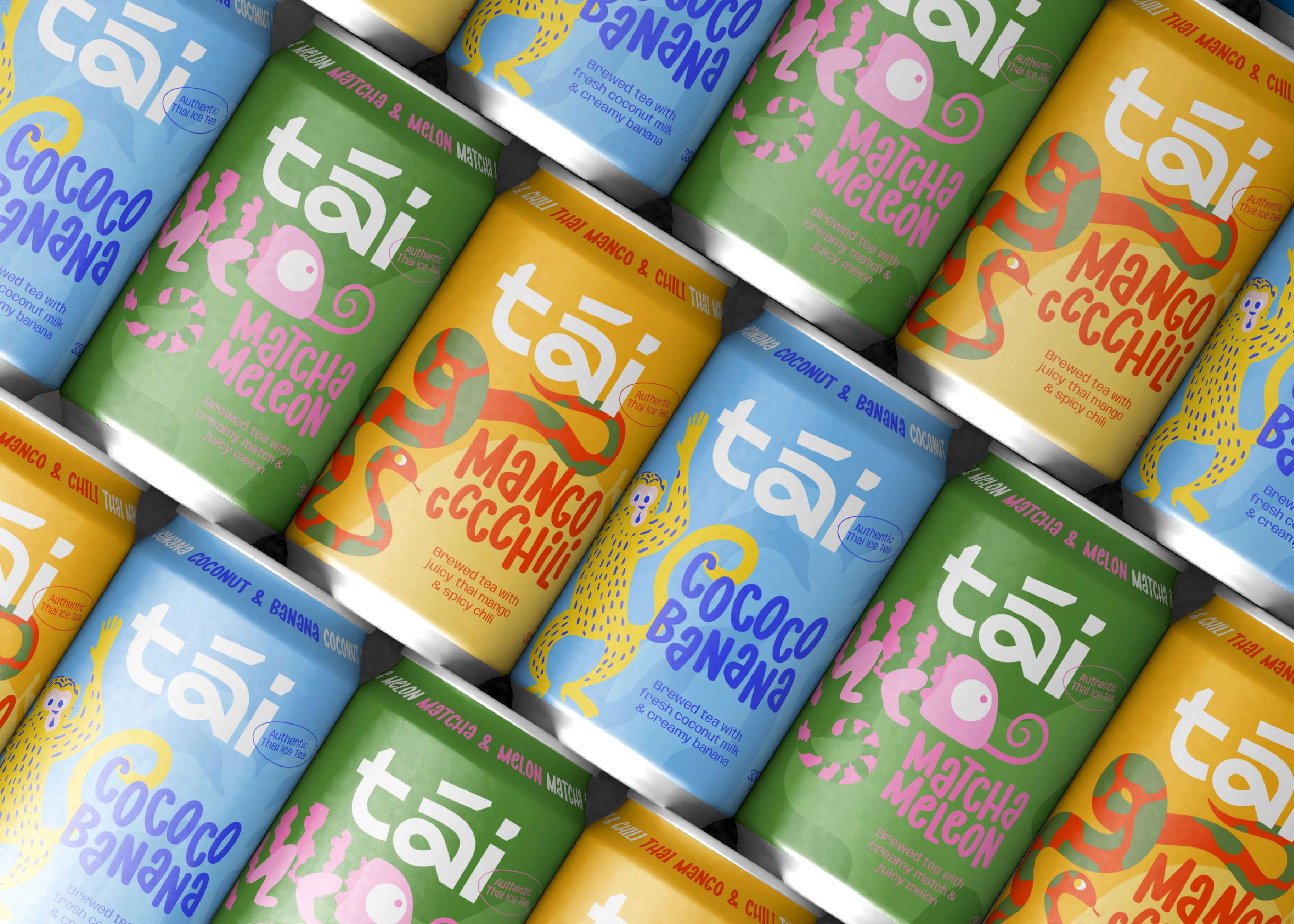 “tāi Icetea” Brand and Packaging Design by Dominika Kupietz