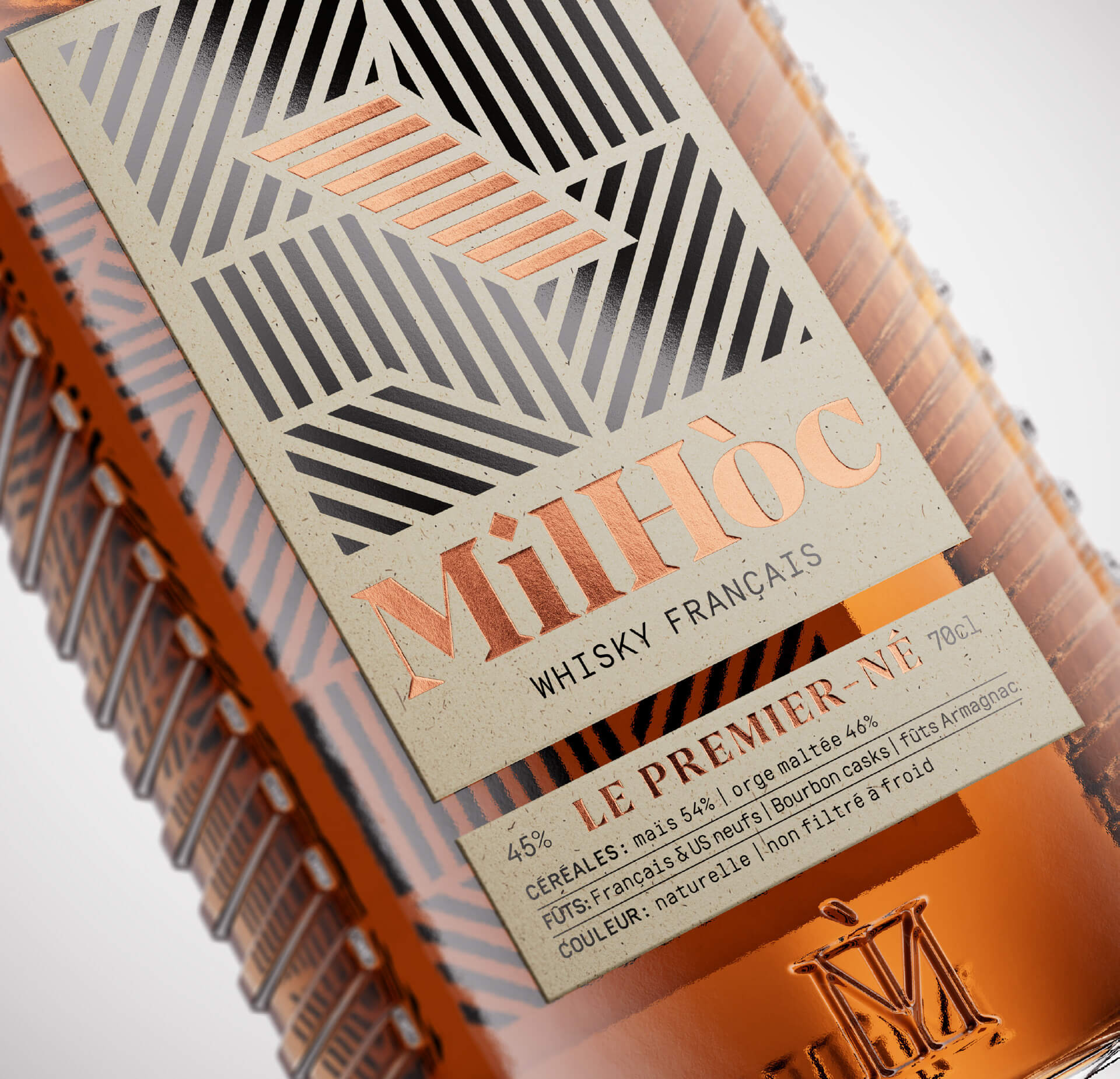 My Creative Distills Their French Whisky Pakaging Design