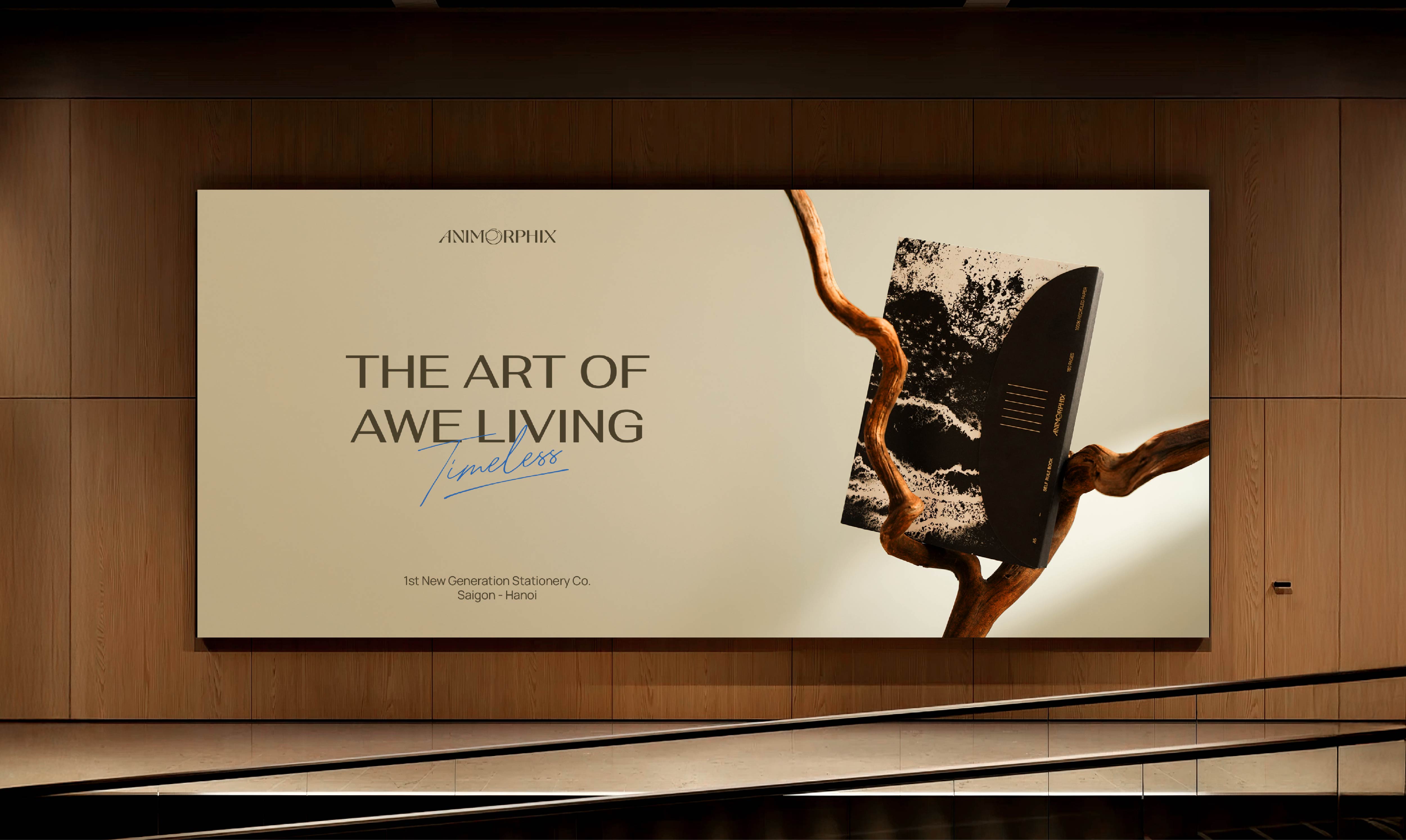 Animorphix: The Art of Awe Living, designed by Cillgold Agency