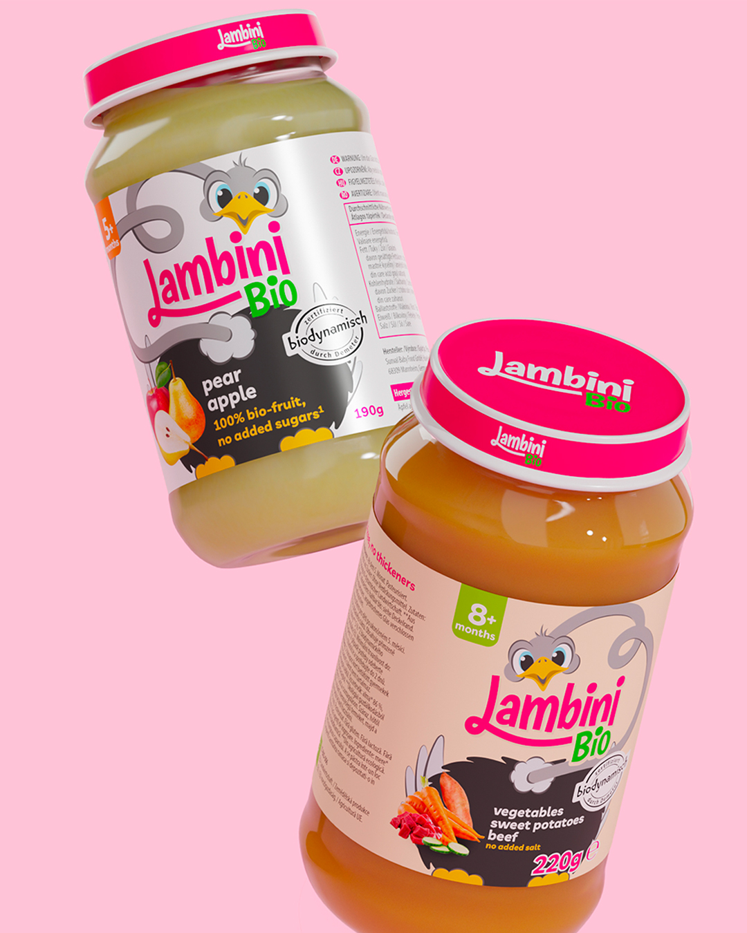 Cocoon Prague Elevates Rohlik Group’s Baby Food Line With Distinctive Packaging for Lambini Bio