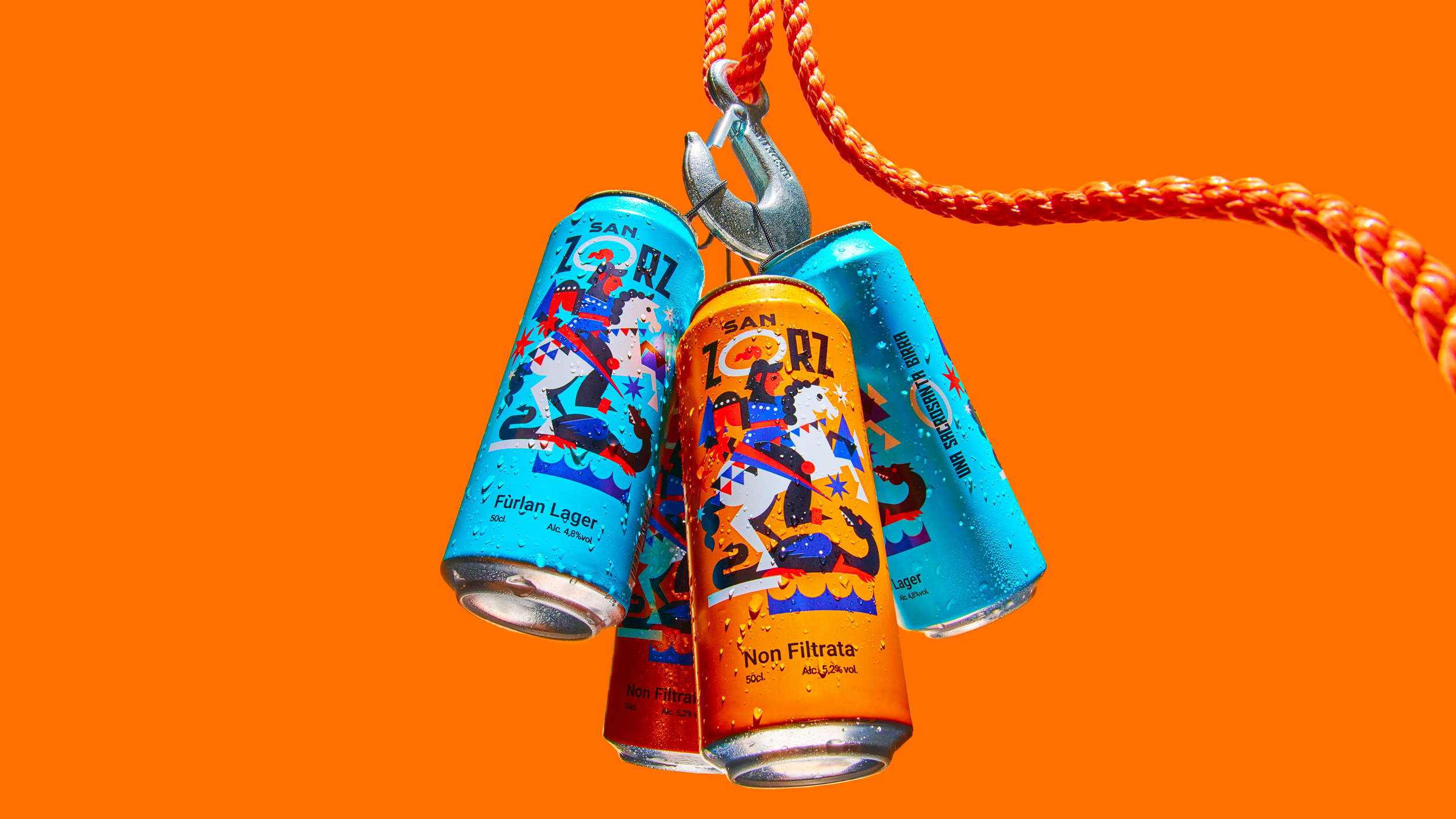 Dude Design Reimagines San Zorz as a Pop-Art Tribute to Friuli’s Brewing Heritage