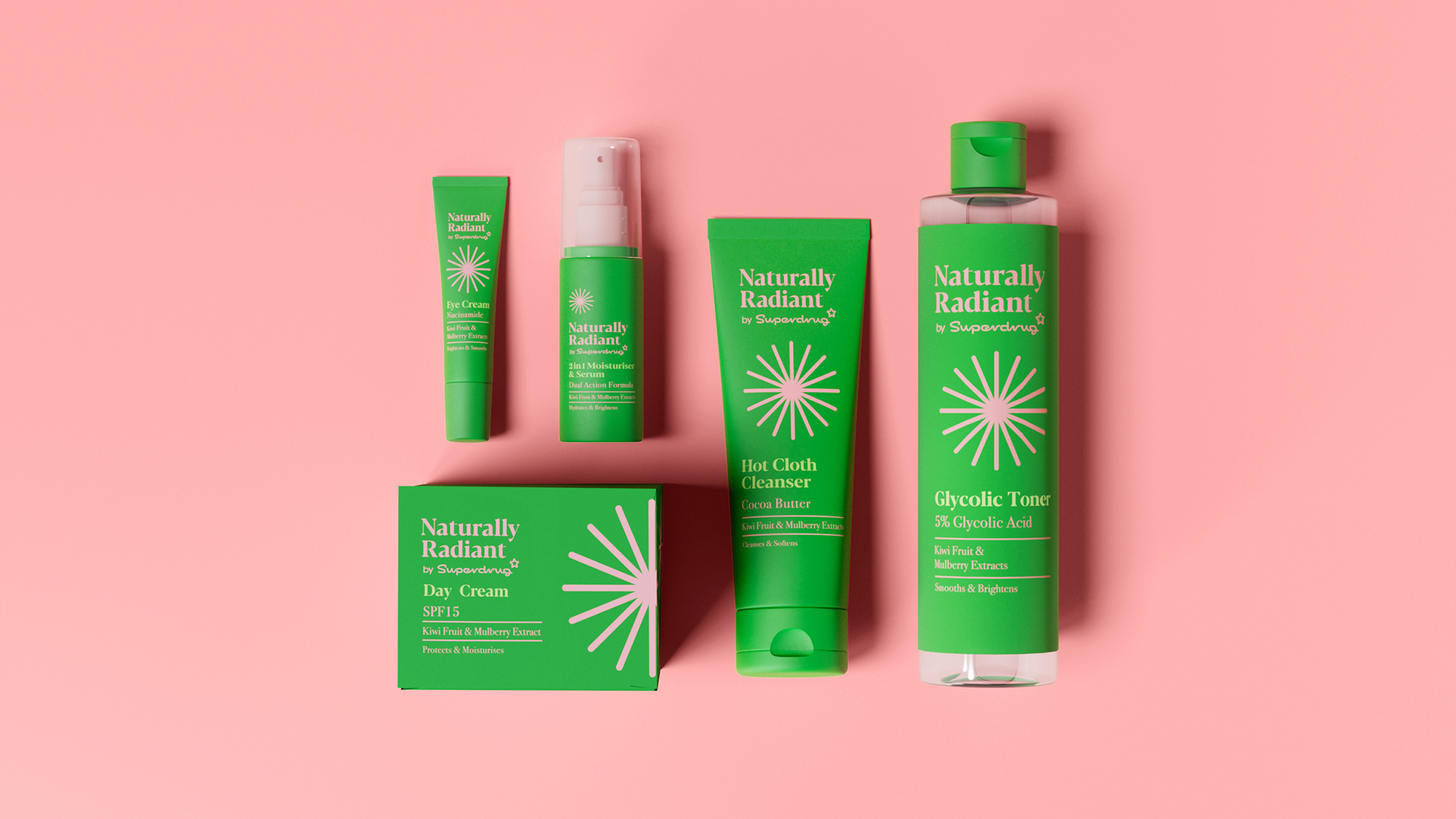 Design Happy Energises Superdrug’s Naturally Radiant with a Youthful, Glow-Focused Rebrand