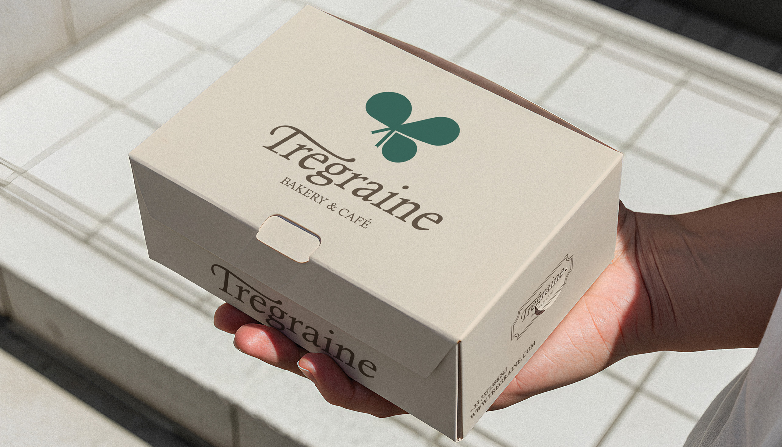 Tregraine Bakery Café Branding by Omar Altayeb