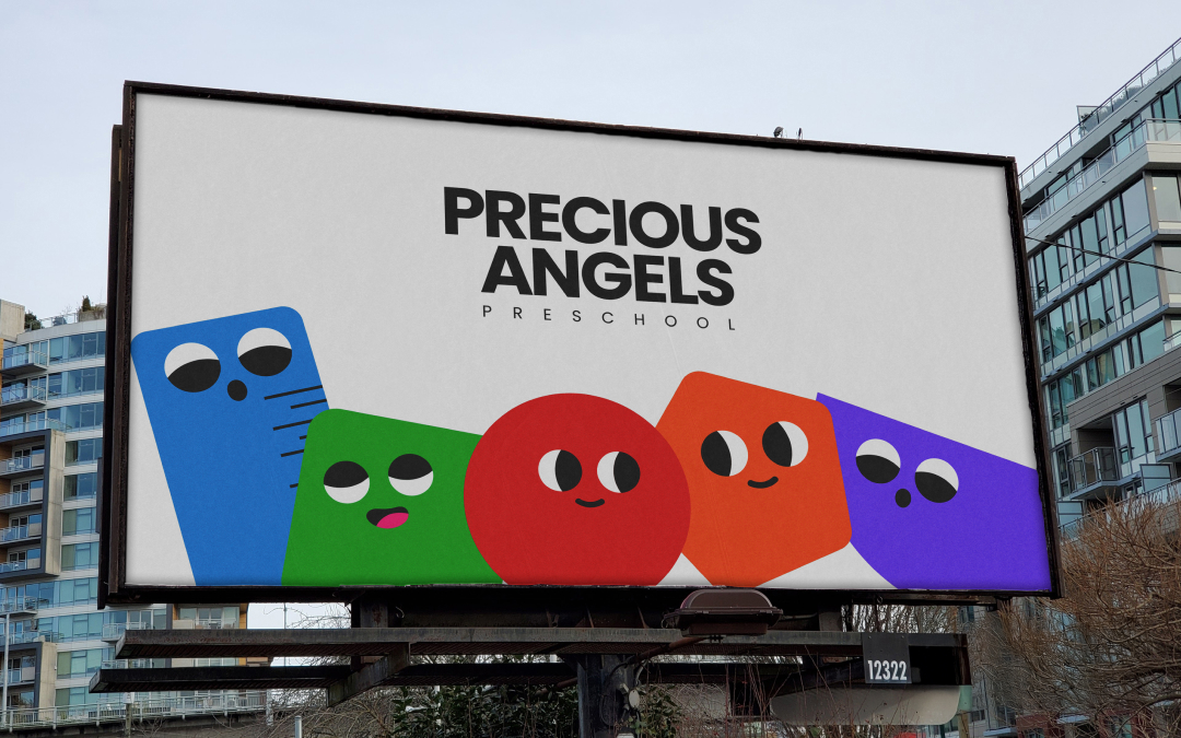 Precious Angels — A Playful and Dynamic Identity System for Preschool Steam Education