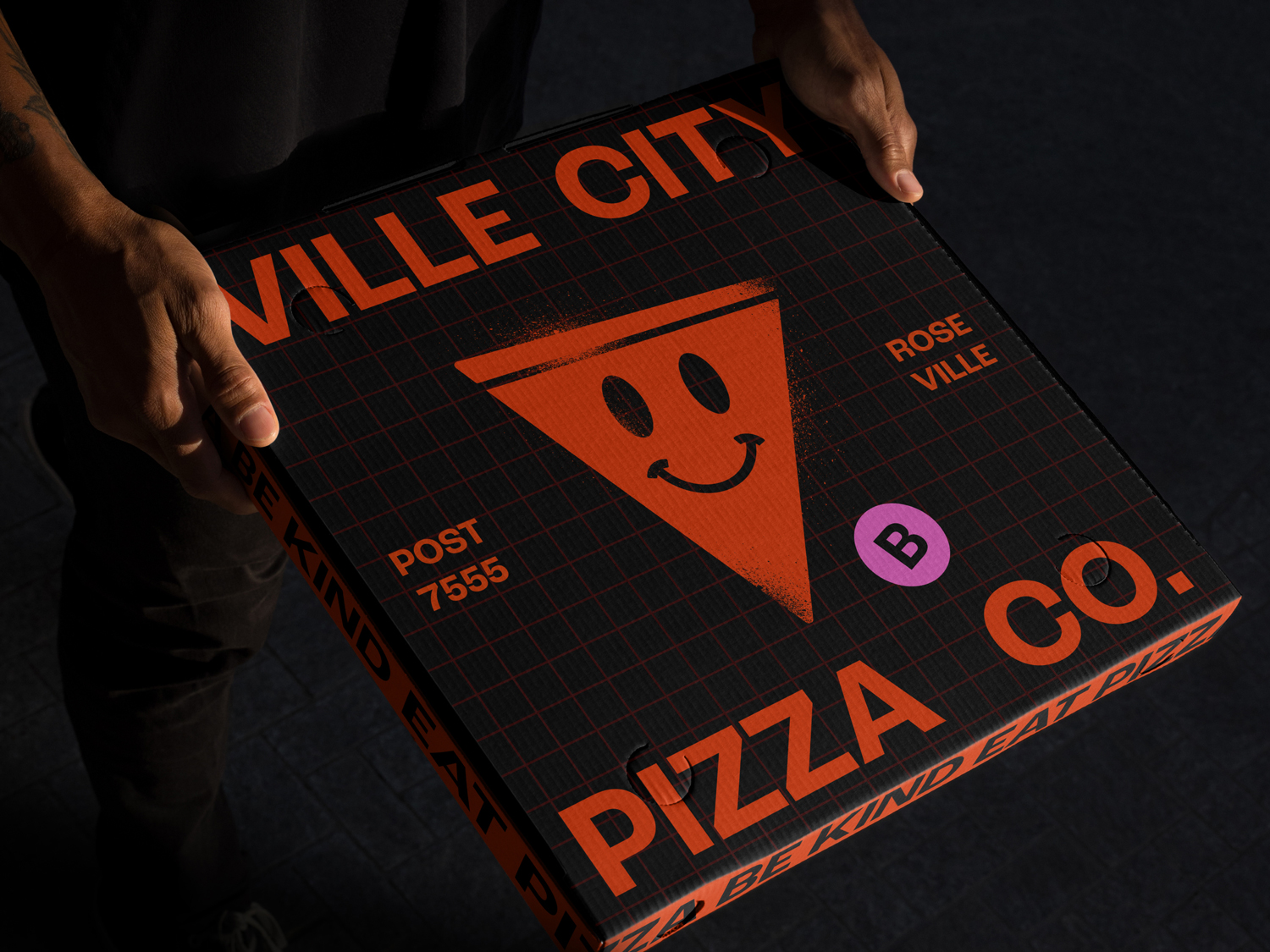 Matt Erickson Delivers a Gritty Urban Identity for Ville City Pizza Co