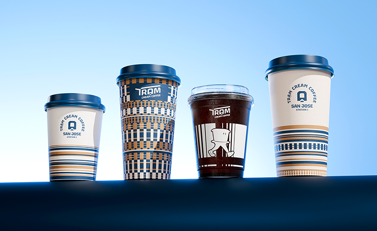 A Pause in Motion, a Spark in the Cup — Tram Begins Where Time Slows by Bracom Agency