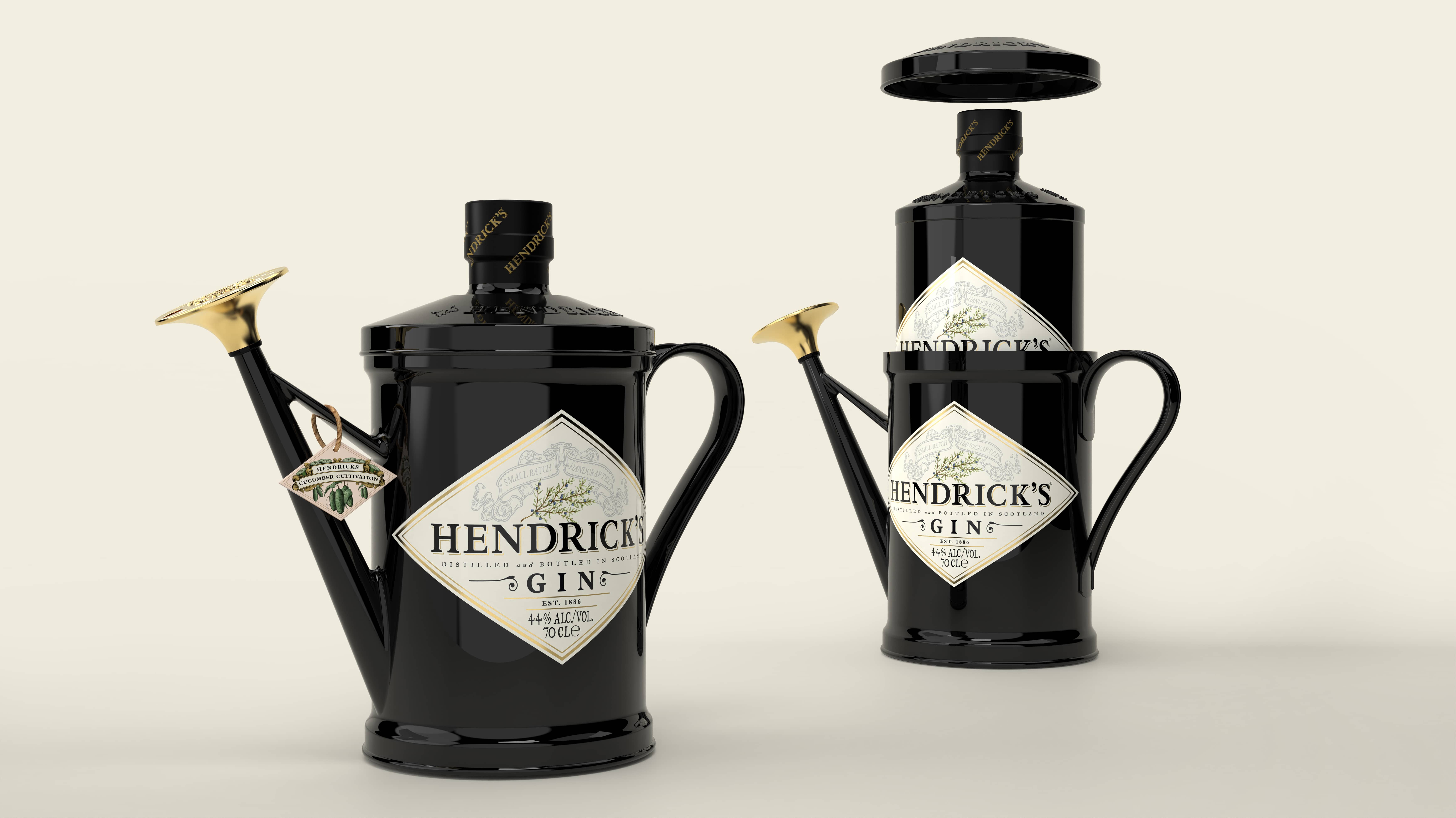 Boundless Brand Design Unveils ‘The Whimsical Watering Can’ for Hendrick’s Gin:  A Curious Twist on Premium Gifting
