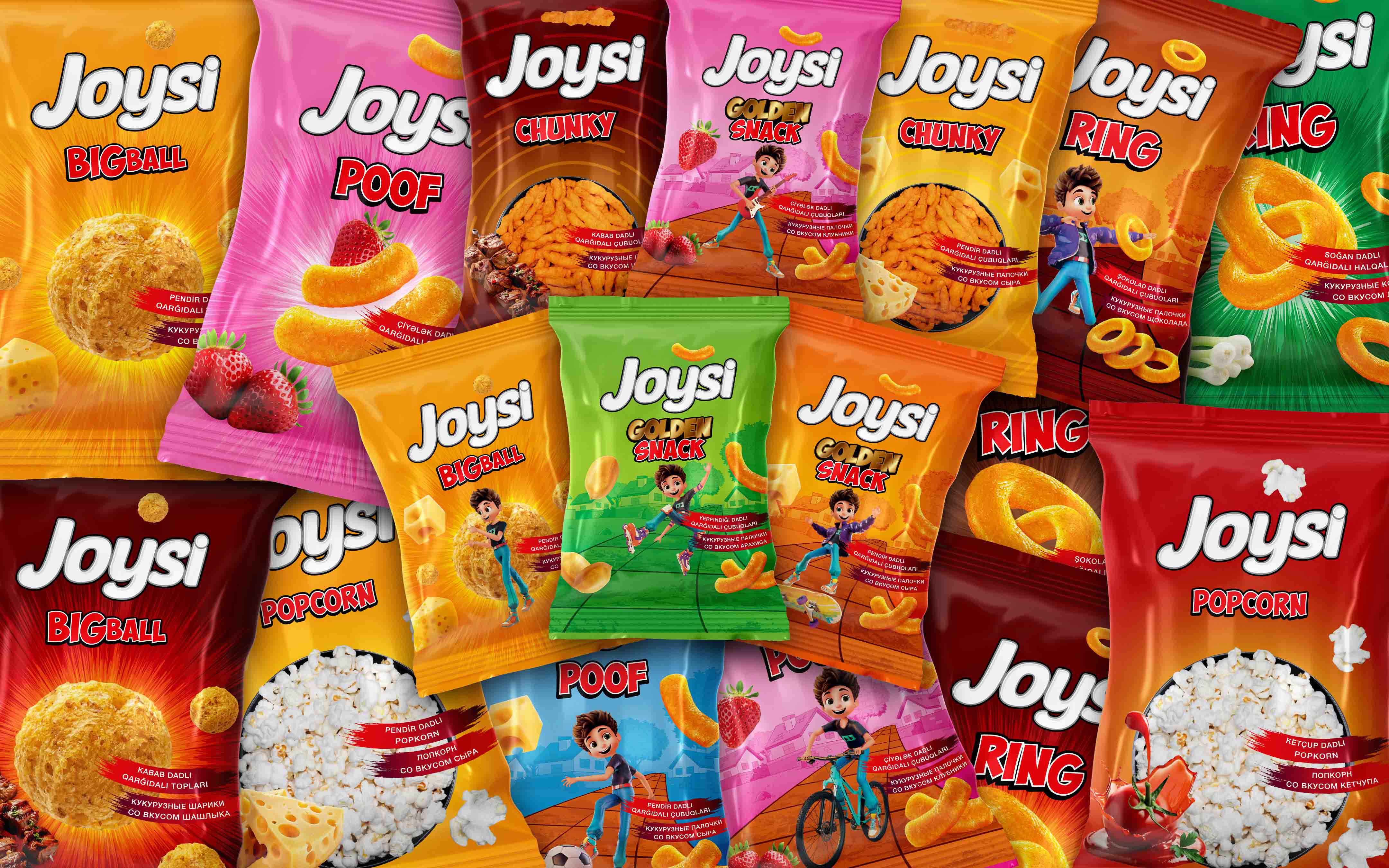 Joysi Packaging and Identity Design by Eyvaz Shamilov