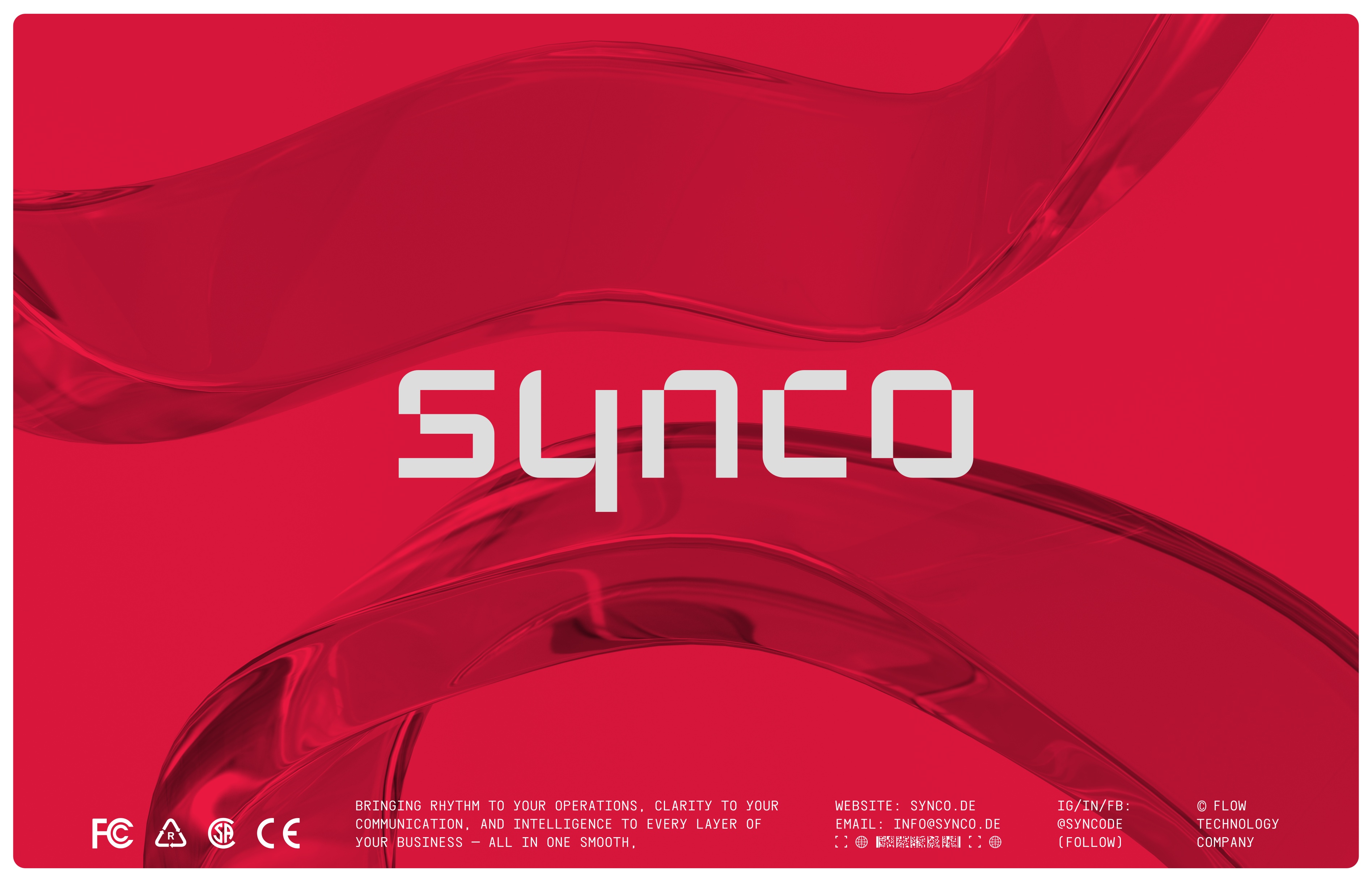 Kwiba Agency Shapes Synco’s Identity Around Seamless Flow and Digital Precision