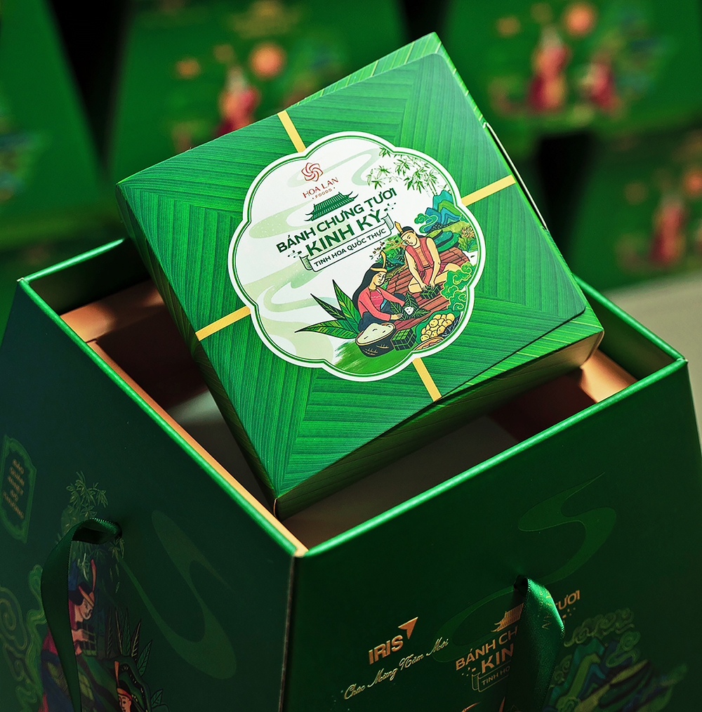 Chưng Tươi Kinh Kỳ Premium Rice Cake Packaging Design
