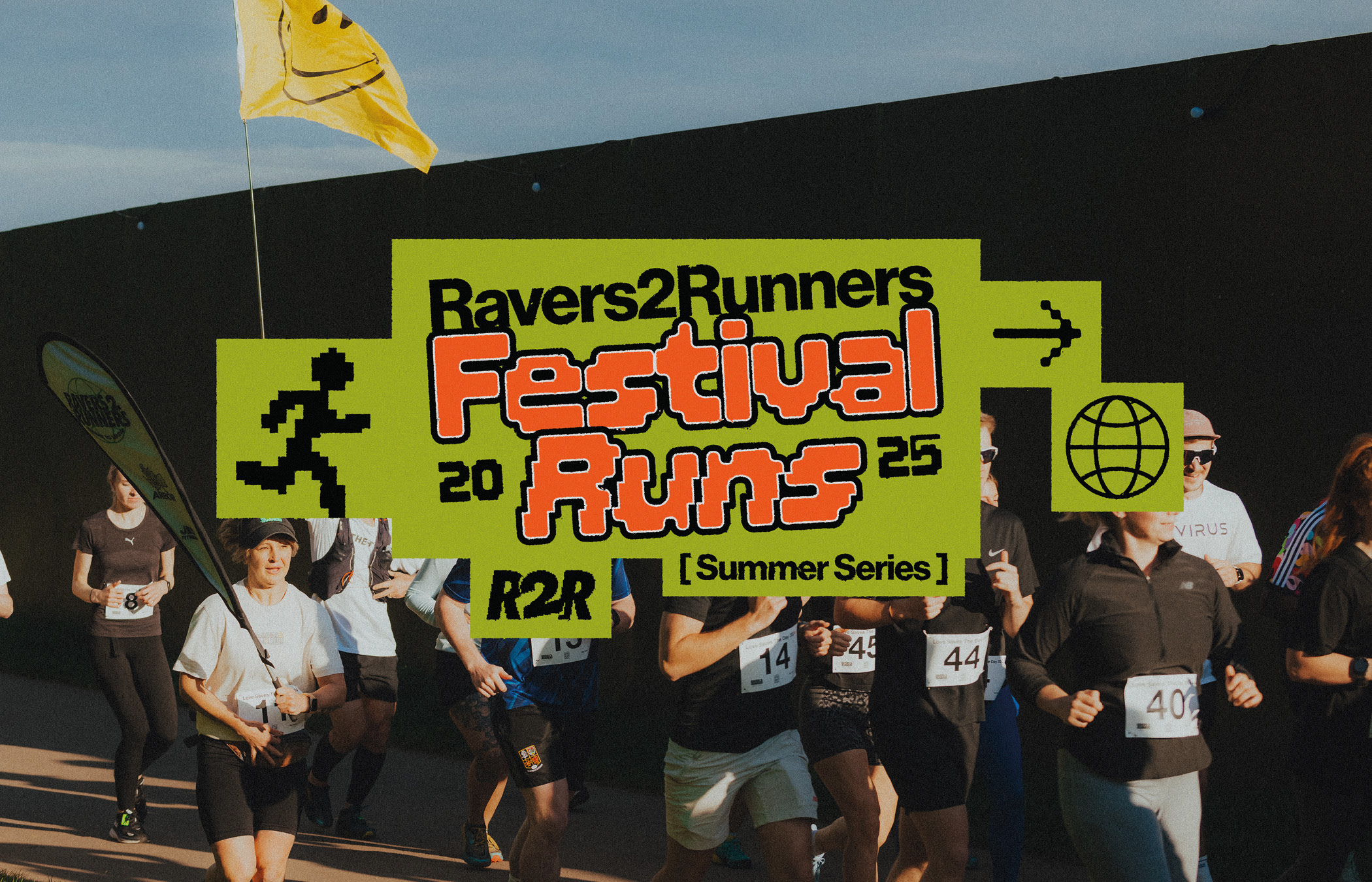 From Basslines to Finish Lines: Festival Running Identity Designed by Yee Poon