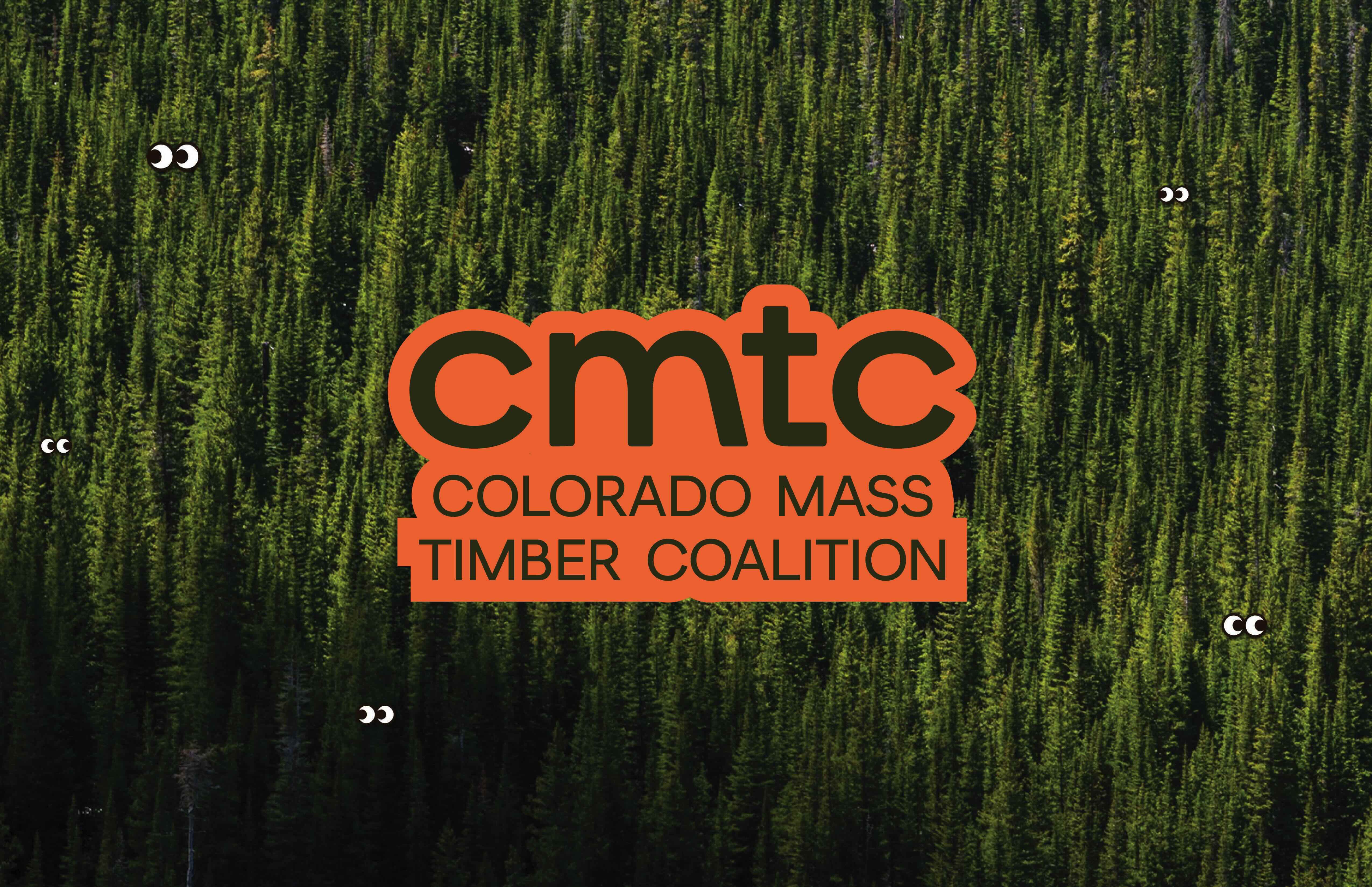 The Trees Have Eyes in Wunder Werkz’s Brand Identity for Colorado Mass Timber Coalition
